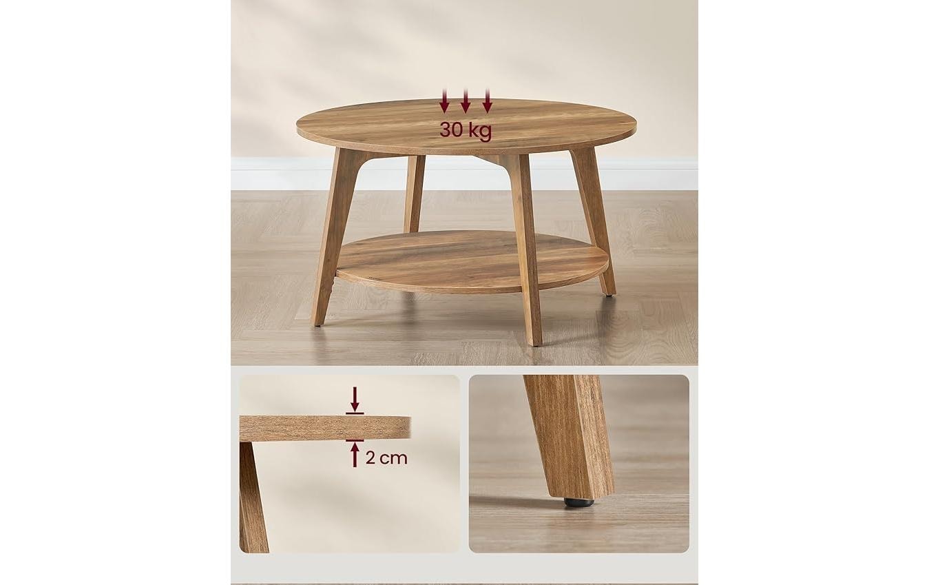 VASAGLE Table basse »VASAGLE 80 x 45 cm« 1 cuis tlg.