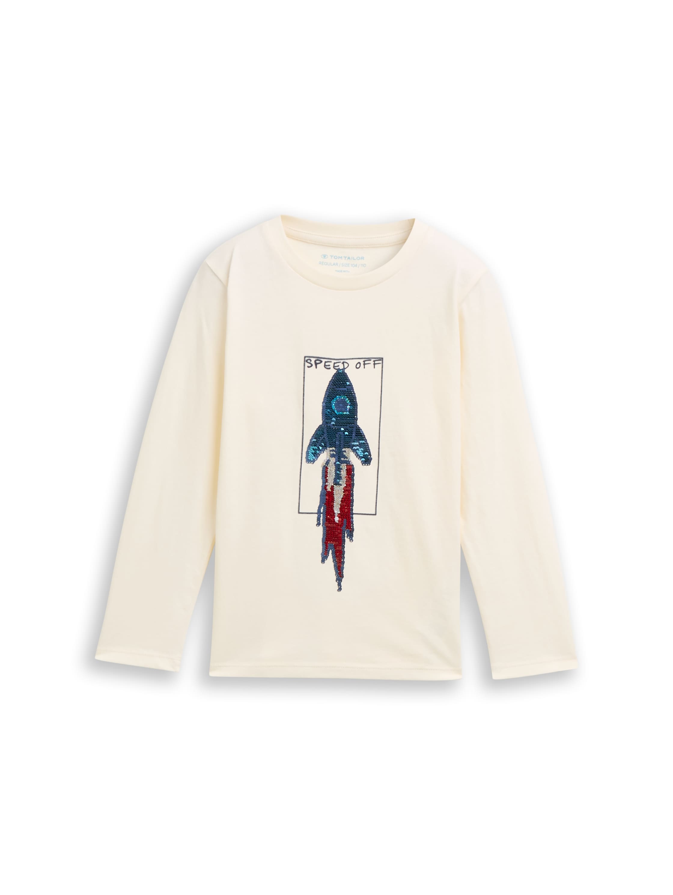 Image of TOM TAILOR Langarmshirt mit Pailetten