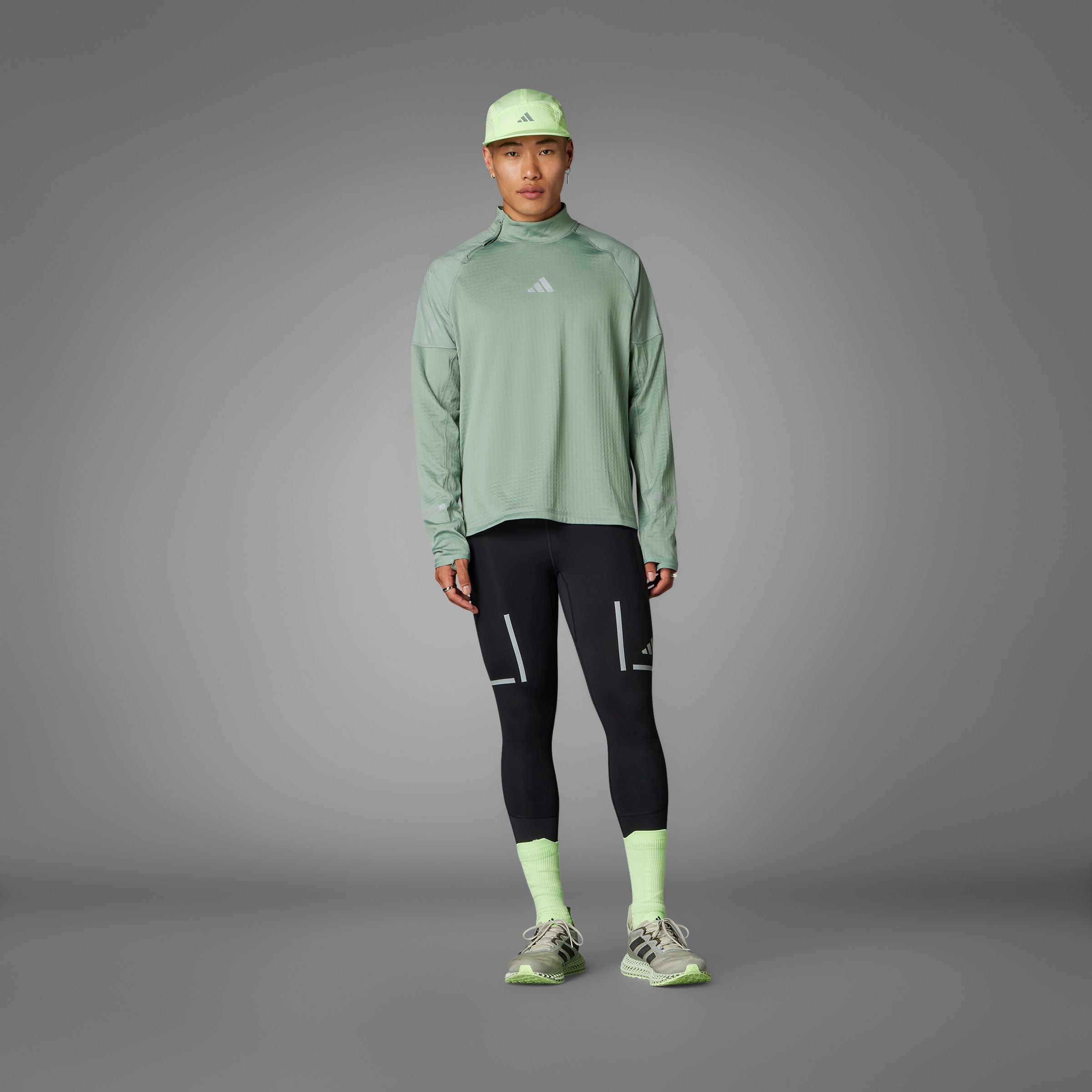 adidas Performance Rollkragenshirt »ULT HIVIS 1/2 M«, Running Langarmshirt