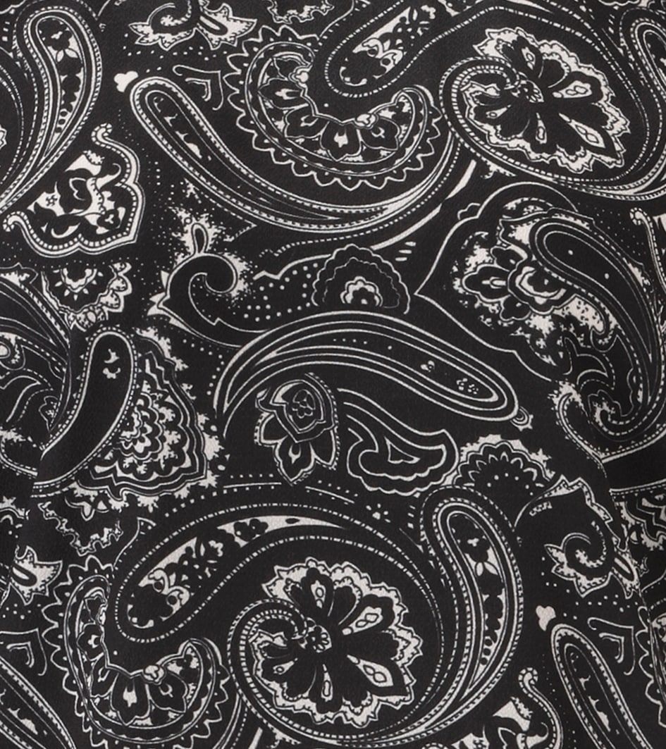 Aniston SELECTED Chemisier à chemise avec bord-côtes rayés et motif ornemental intégral - NOUVELLE COLLECTION