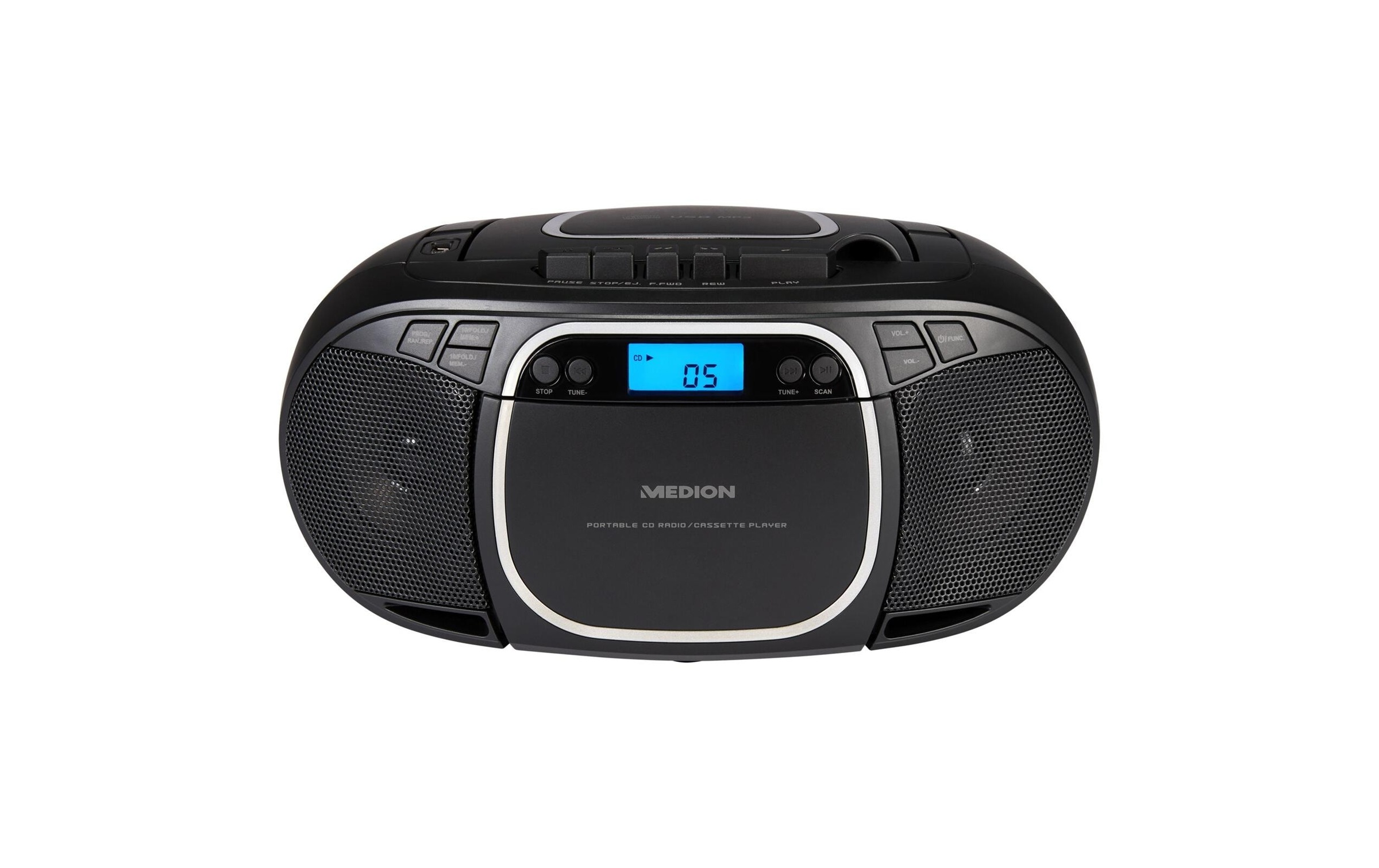 Medion® CD-Radiorecorder »LIFE E66476 Schwarz«