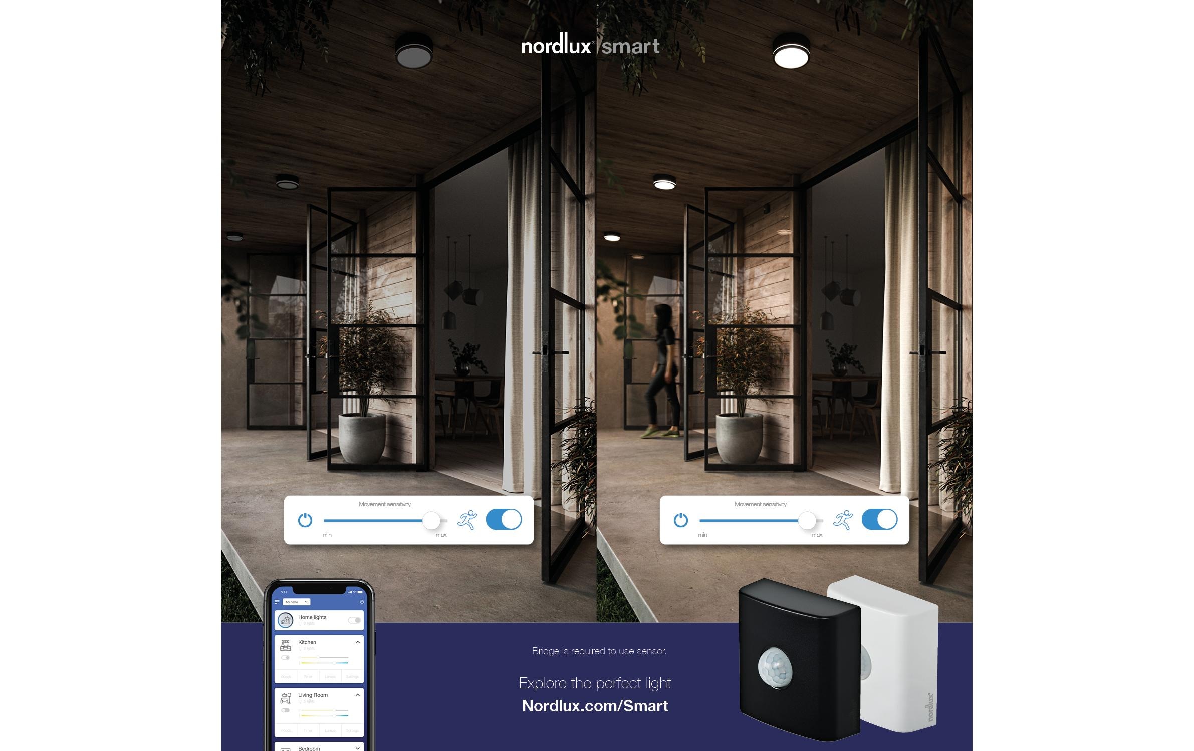 Nordlux Lichtsensor »Licht-/Beweg.Sensor Schwarz«
