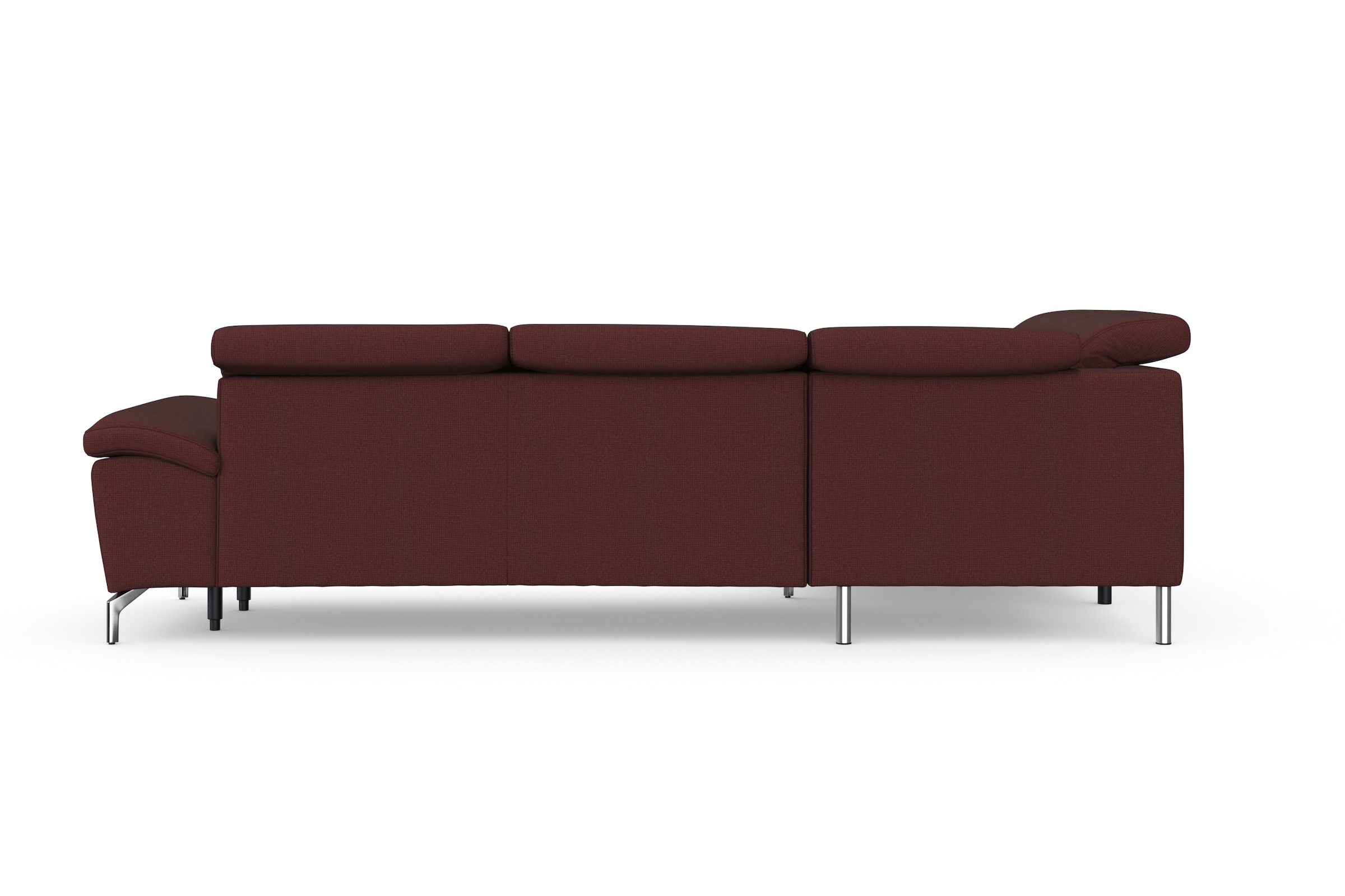 sit&more Ecksofa »Cool L-Form«, wahlweise mit Kopfteilverstellung und Vorziehsitz, motorisch