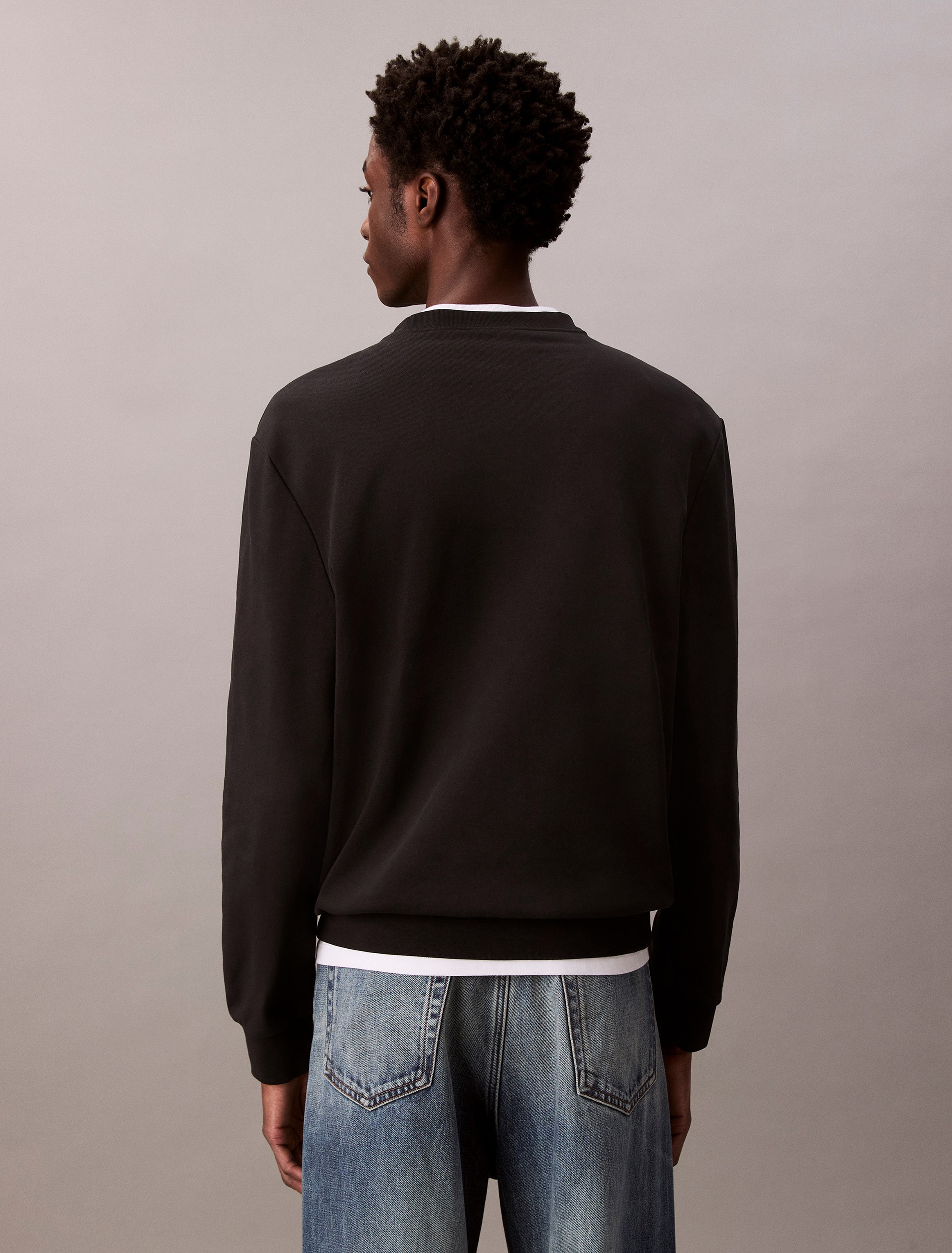 Calvin Klein Jeans Sweatshirt »400GSM TRRY BDG CRWN«, Mit Rundhalsausschnitt
