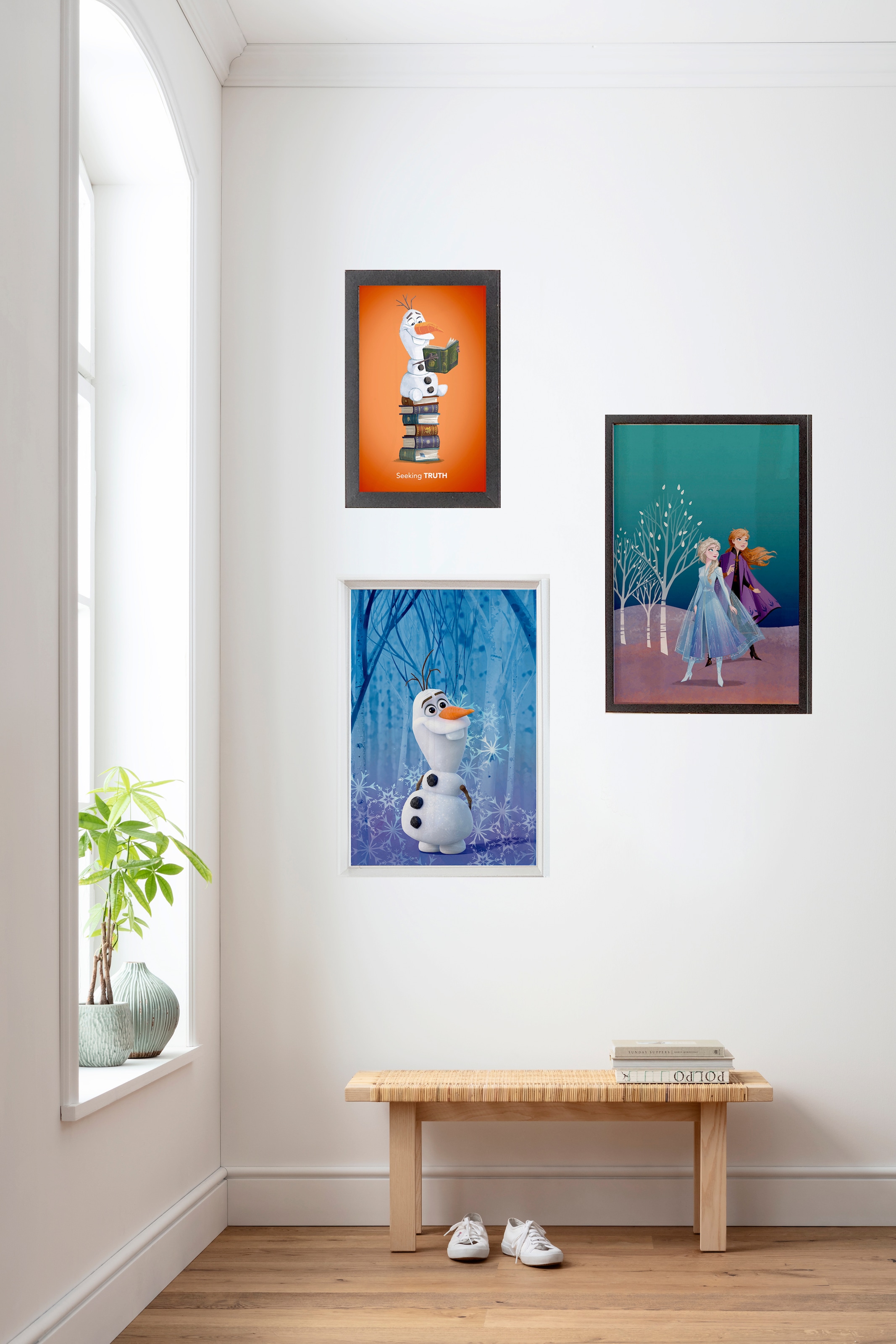 Komar Bild »Frozen Olaf Crystal«, Disney, (1 St.), Wandbild zur Dekoration im Kinderzimmer - ohne Rahmen