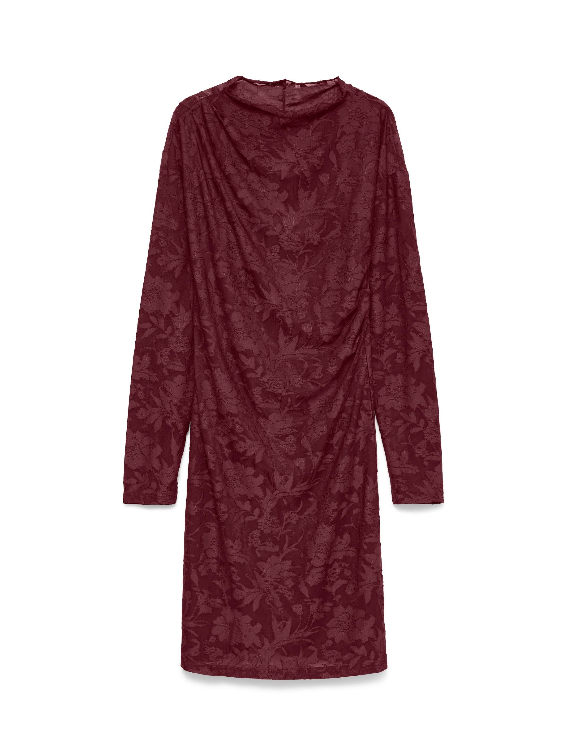 Image of Vero Moda Midikleid "VMLAYLA LS SHORT DRESS JRS NOOS" Materialmix, regular fit