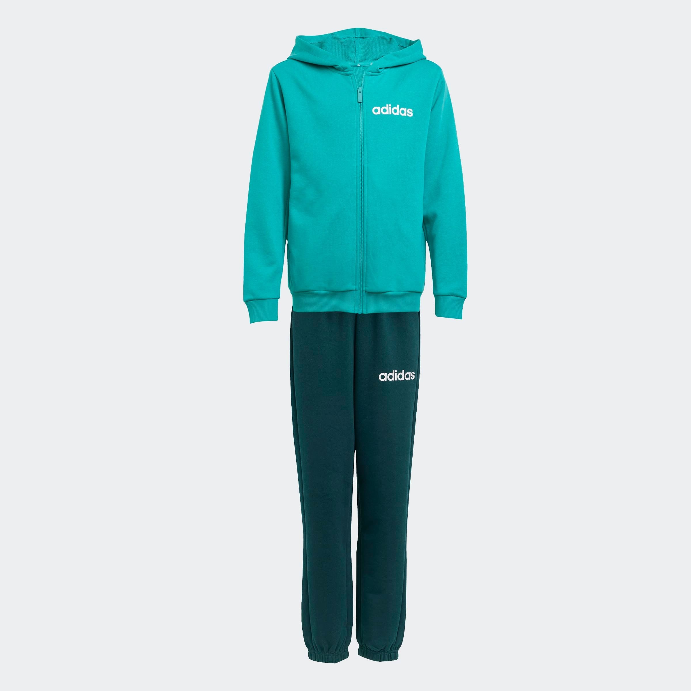 adidas Sportswear Trainingsanzug »J LIN FT TS 220«, (2 tlg.)