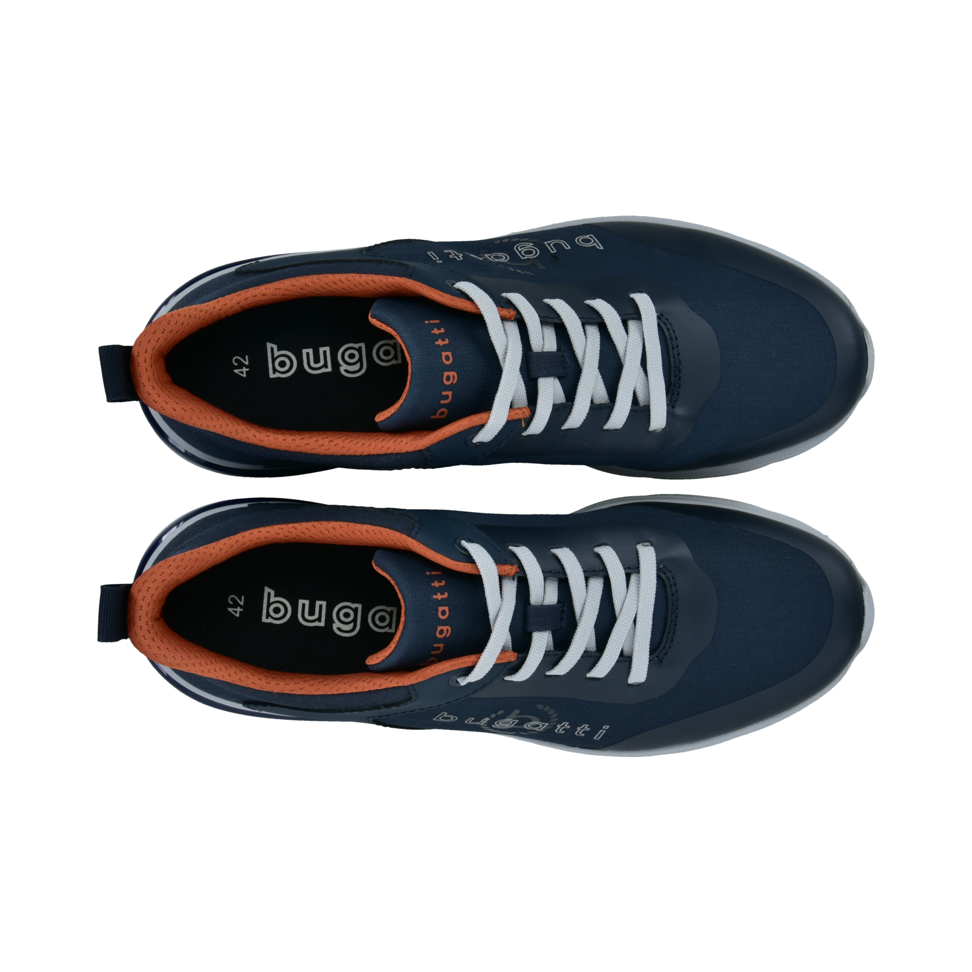 bugatti Sneaker  Schnürschuh, Halbschuh, Freizeitsneaker mit Logoschriftzug