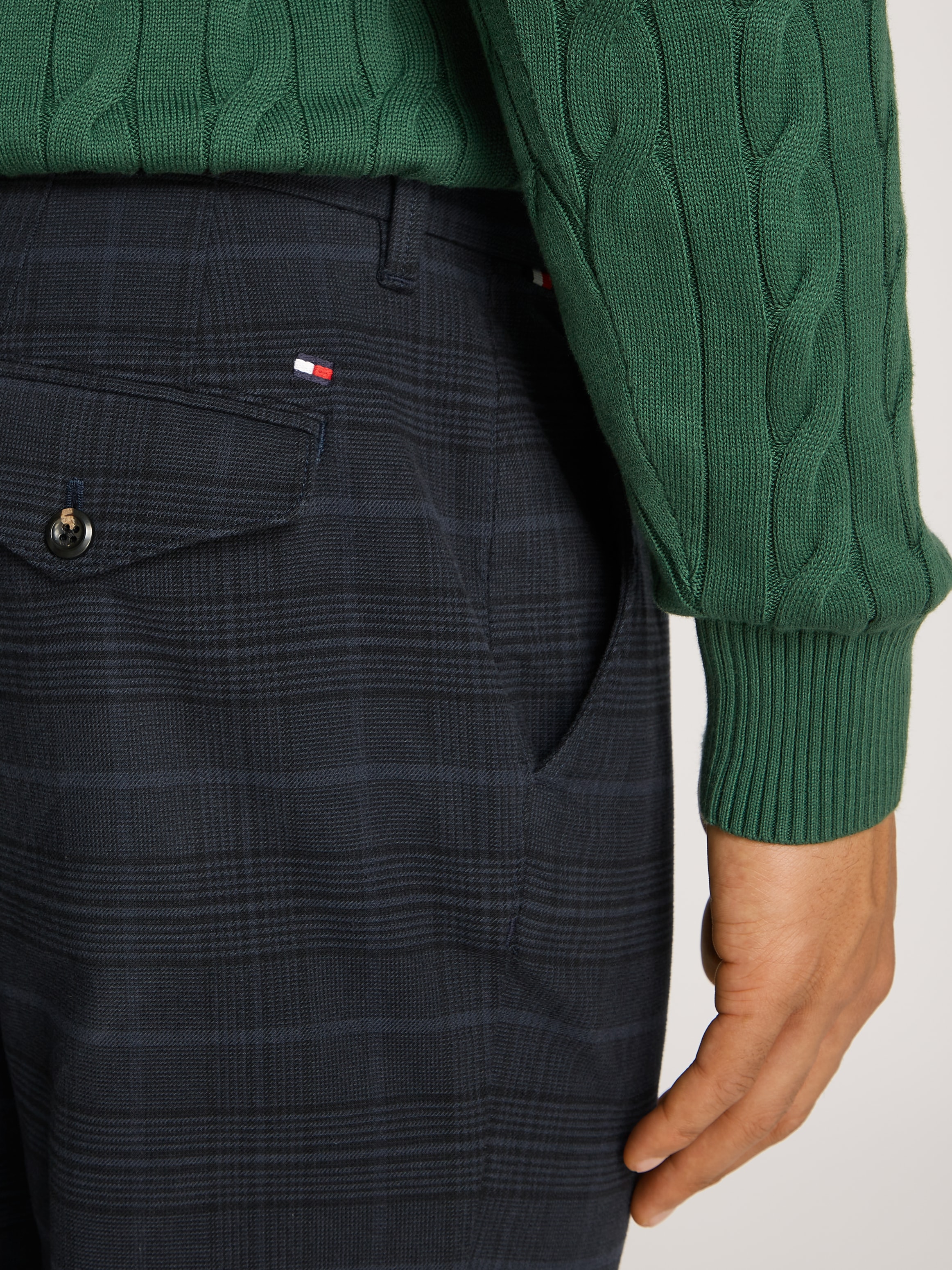 Tommy Hilfiger Chinohose »DENTON 1 PLT POW CHECK«, mit Karomuster
