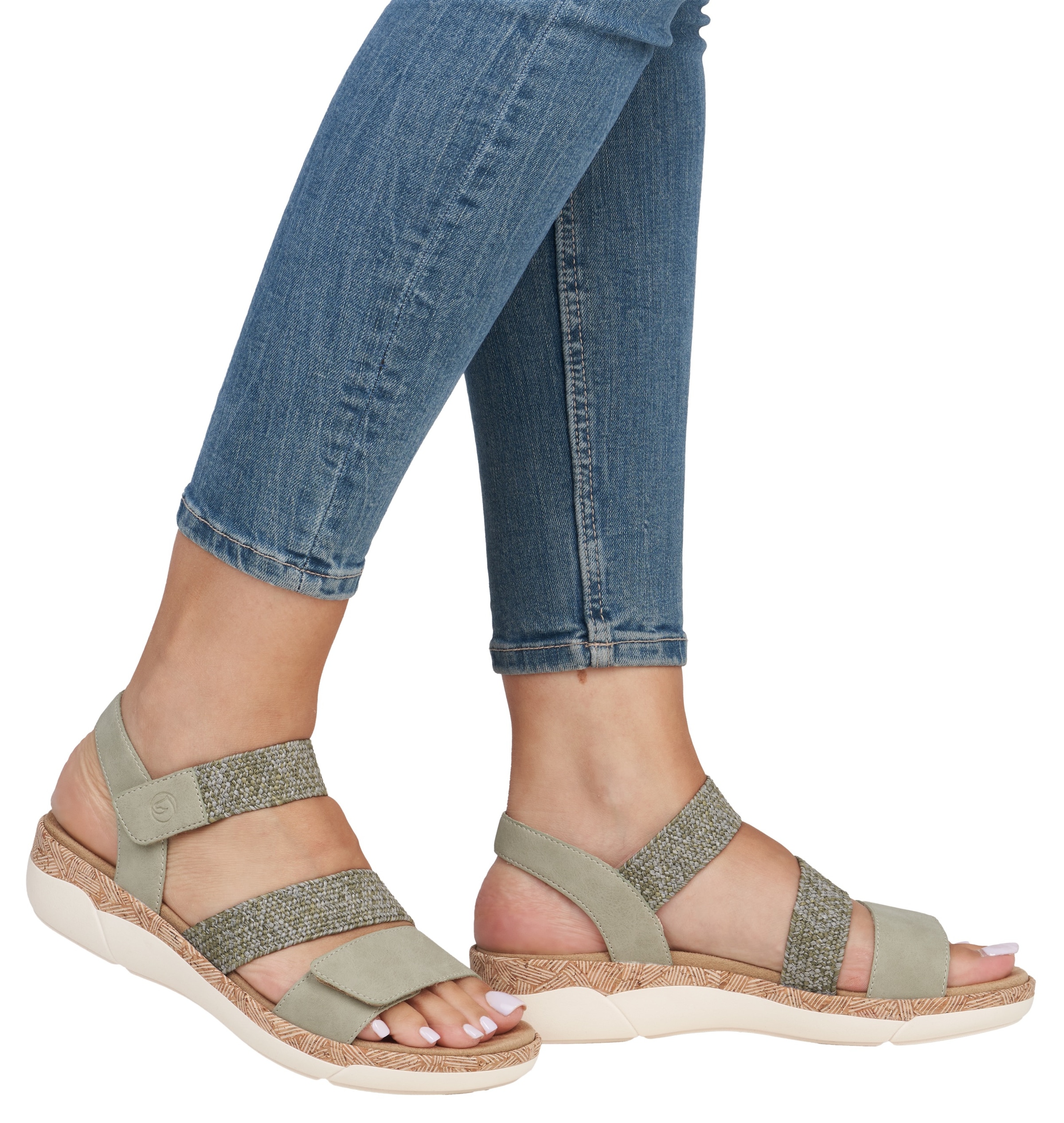 Remonte Sandales compensées  Riemchensandale, Bequemschuh, Sommerschuh mit Soft-Fussbett