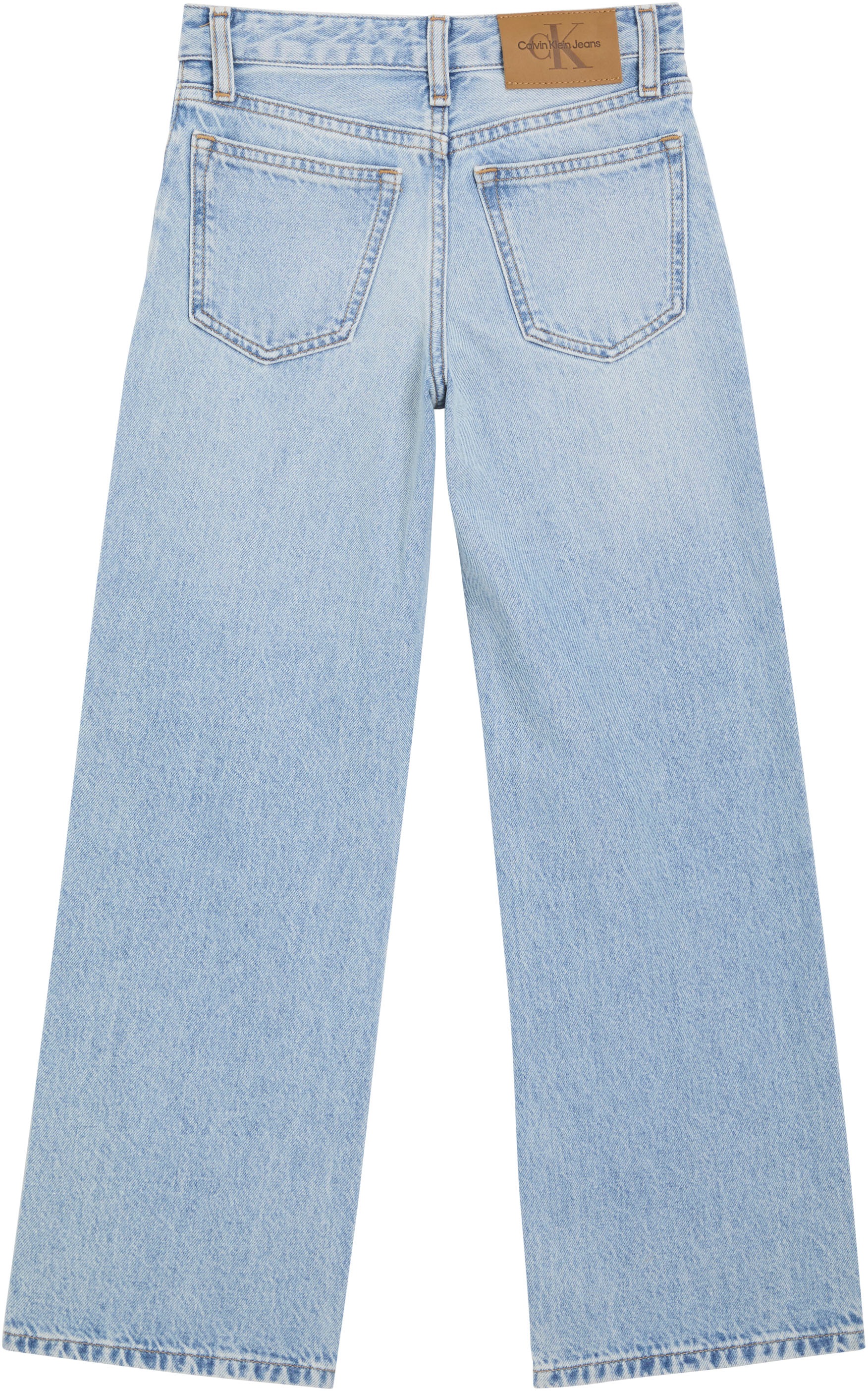Calvin Klein Jeans Jeans large »WIDE LEG JEANS« Regular fit pour enfants avec poches pratiques