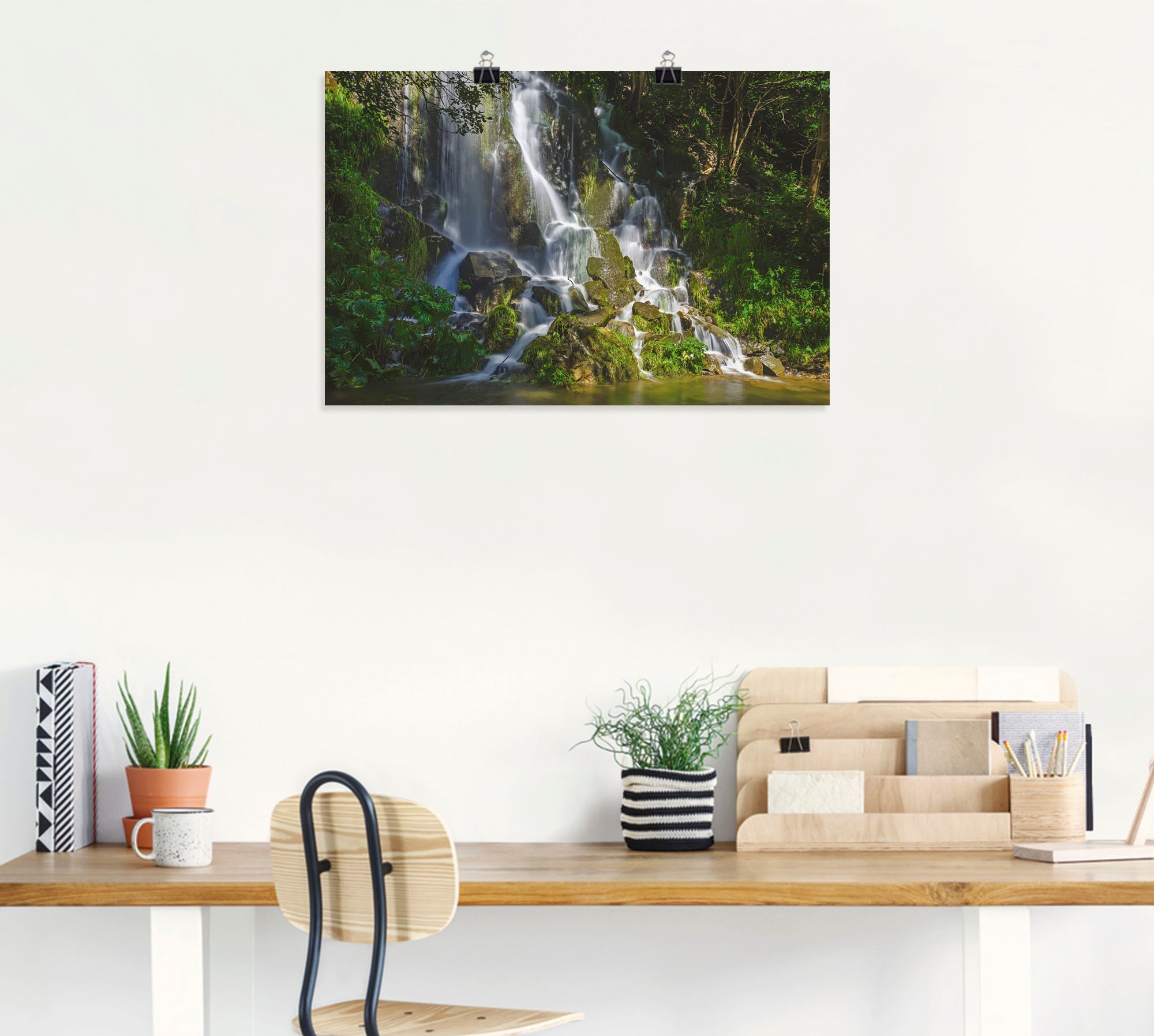 Artland Wandbild »Wasserfall im Harz«, Gewässer, (1 St.), als Poster in verschied. Grössen