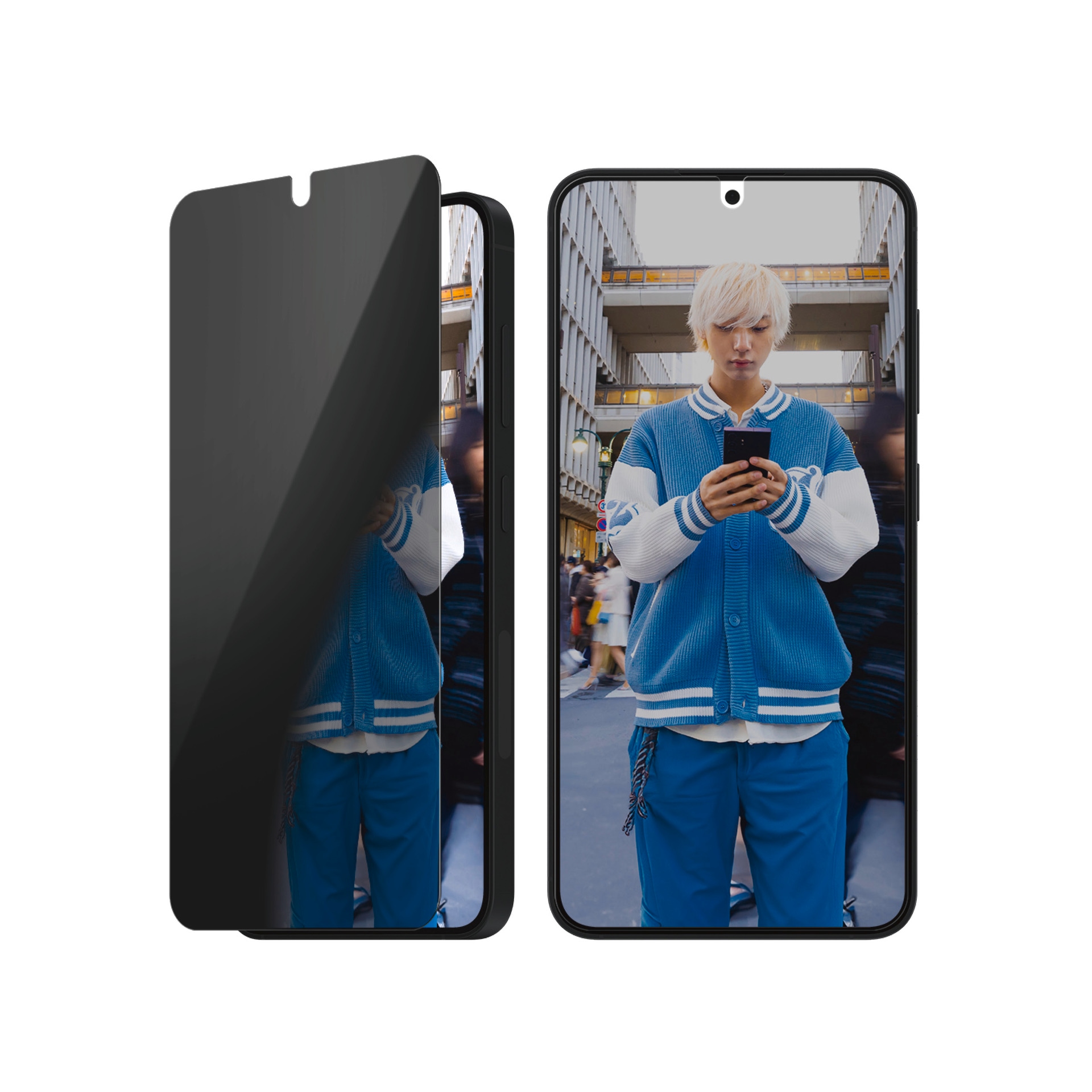 PanzerGlass Displayschutzglas »Ultra-Wide Fit Privacy Screen Protection«, für Samsung Galaxy S25, Blickschutz, Schutzfolie, Bildschirmschutz, kratz- & stossfest