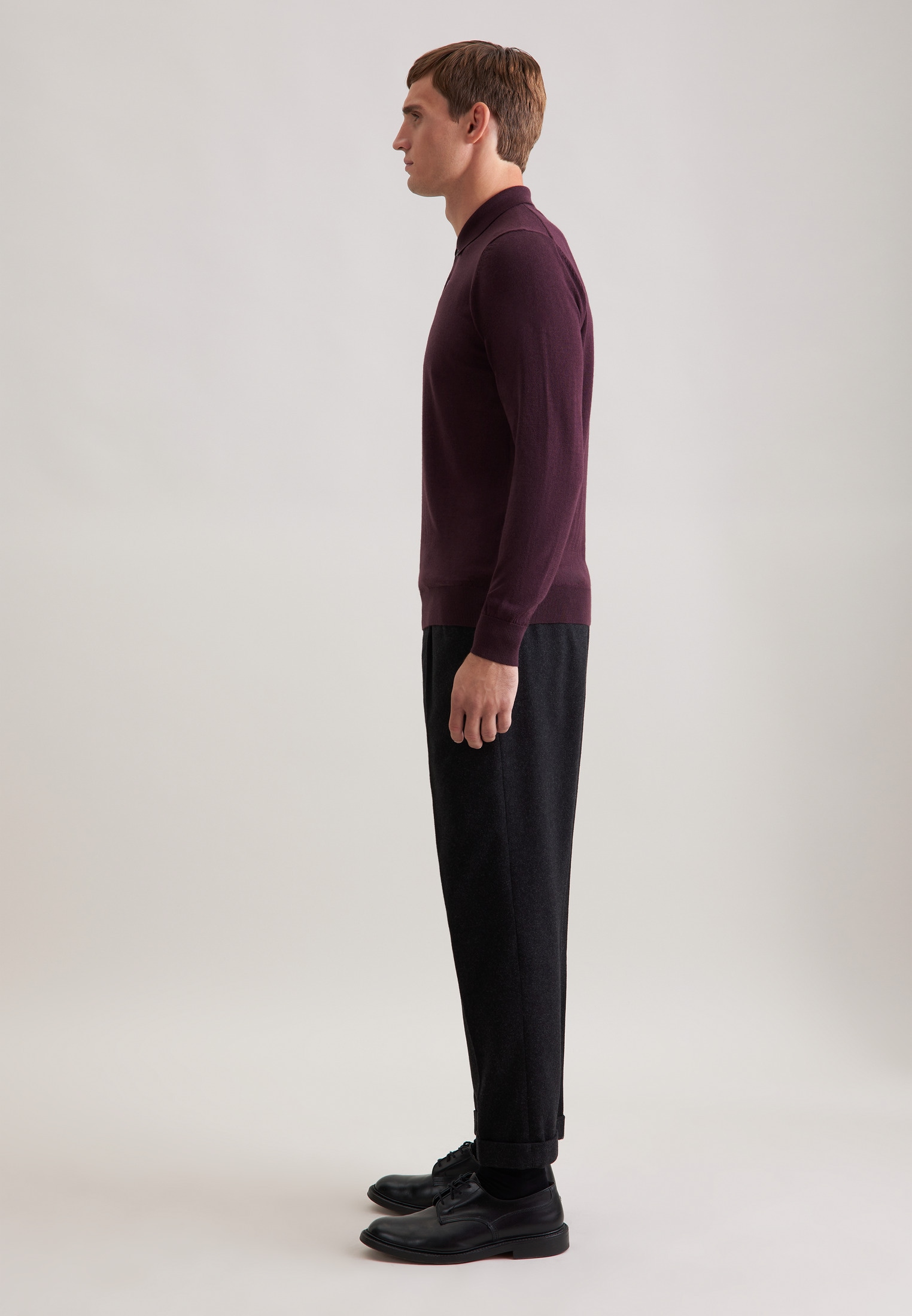 seidensticker Polokragenpullover »Schwarze Rose« 1/1 Kragen Uni