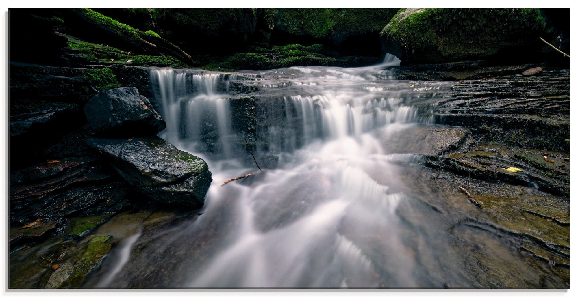 Image of Artland Glasbild »Klingelbachschlucht«, Gewässer, (1 St.) bei Ackermann Versand Schweiz