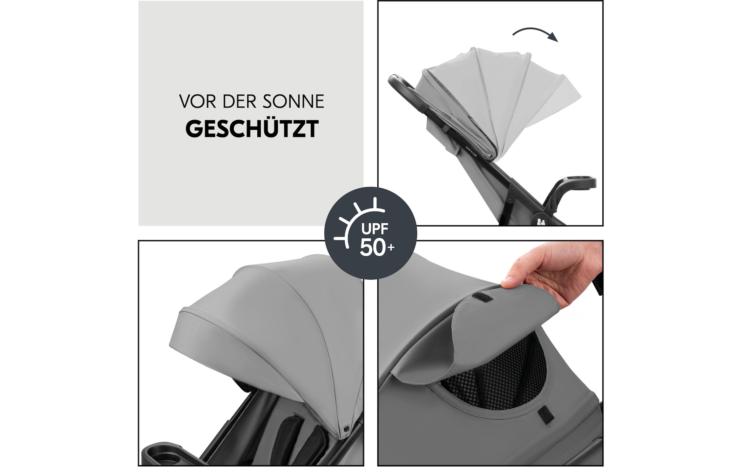 Hauck Kombi-Kinderwagen »Shop N Care Trio Set« 22 kg