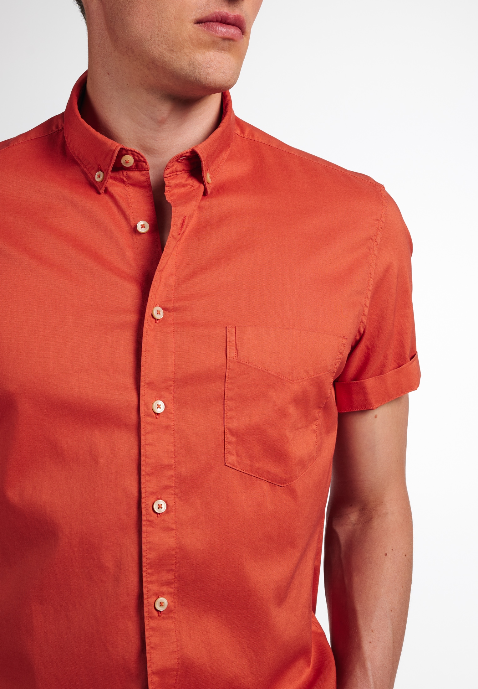 Eterna Kurzarmhemd »SLIM FIT« EASY IRON (bügelleicht)