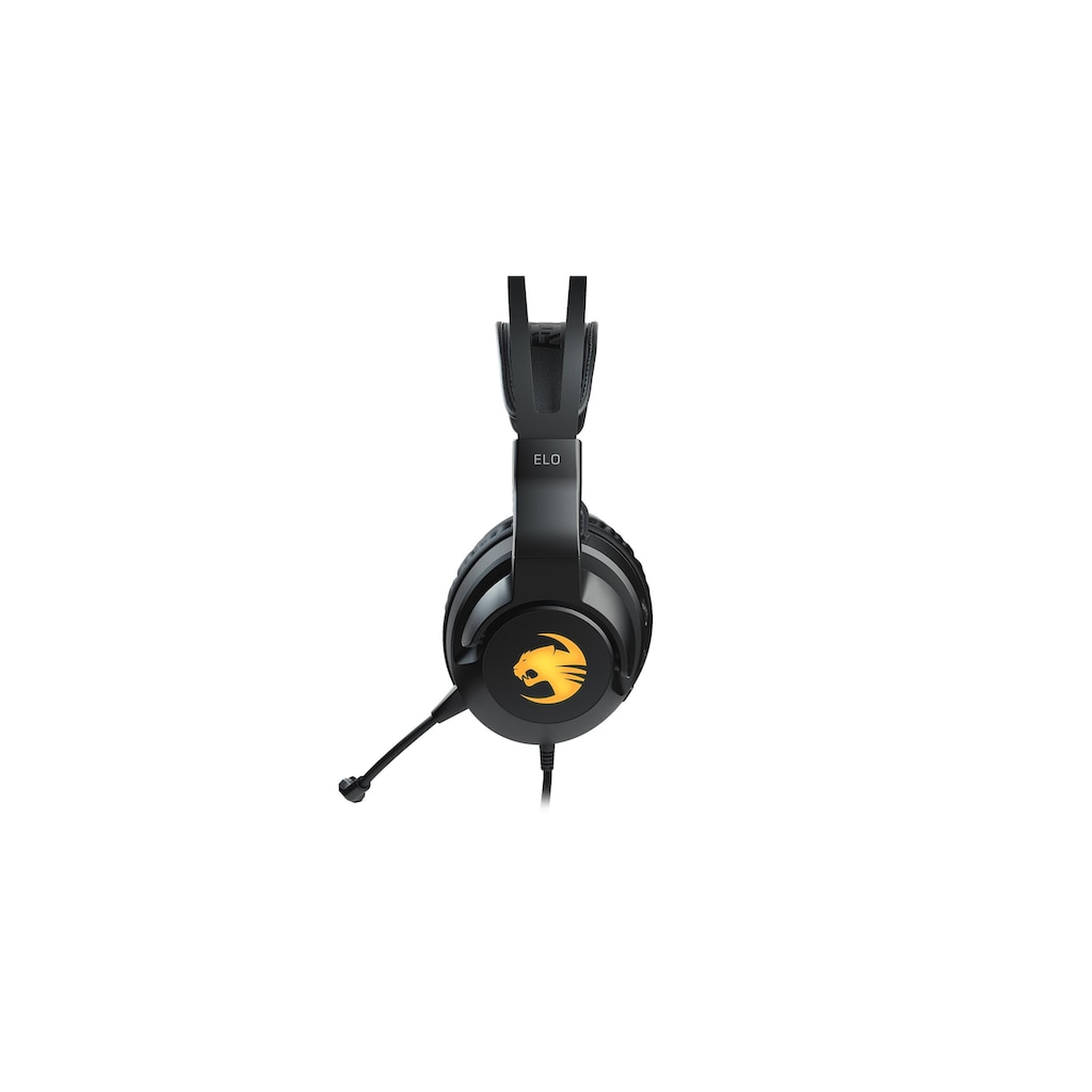 ROCCAT Gaming-Headset »Roccat ELO 44933 USB Schwarz«, Mikrofon abnehmbar-Freisprechfunktion