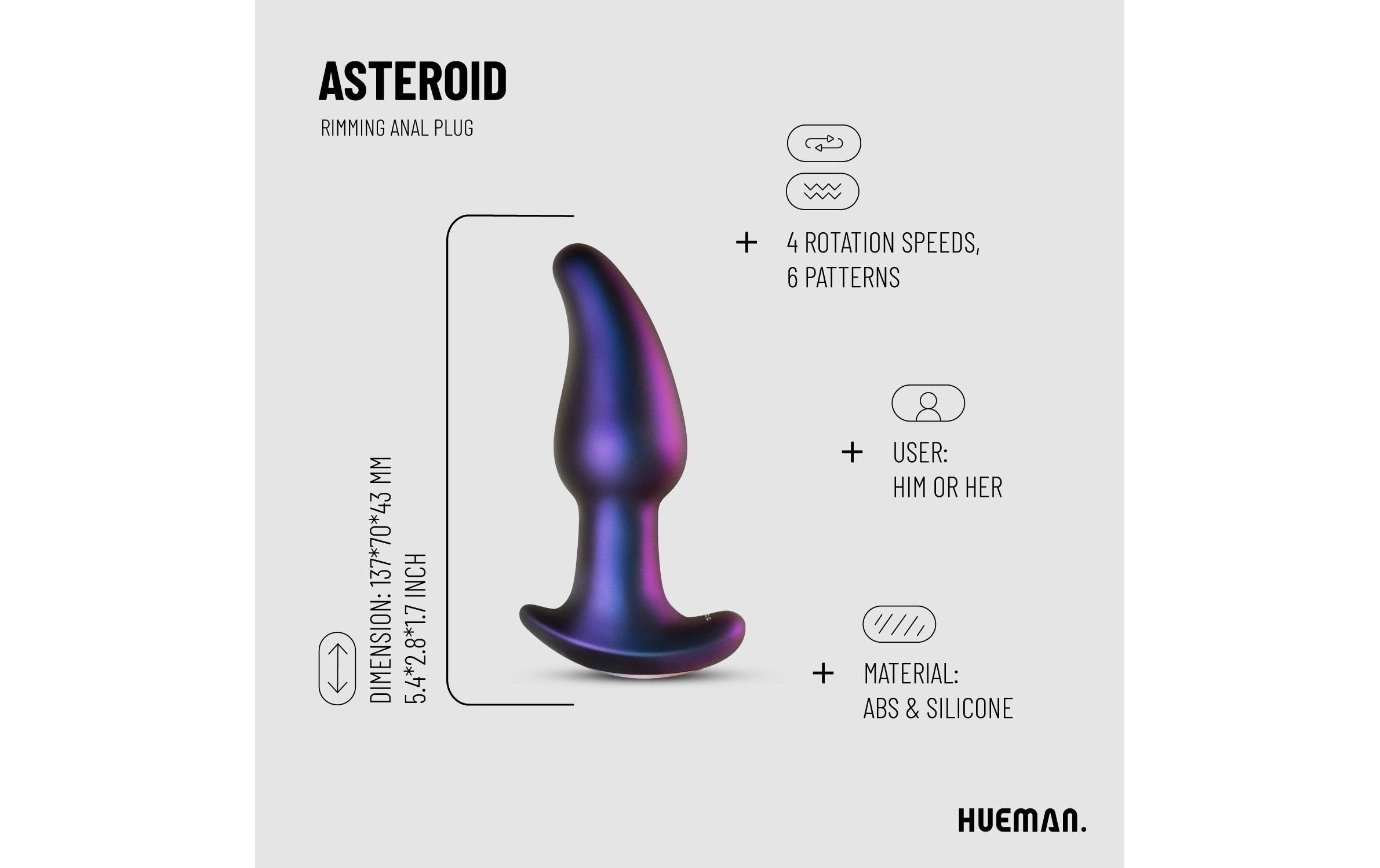   Analvibrator »Asteroid Rimming Analplug«