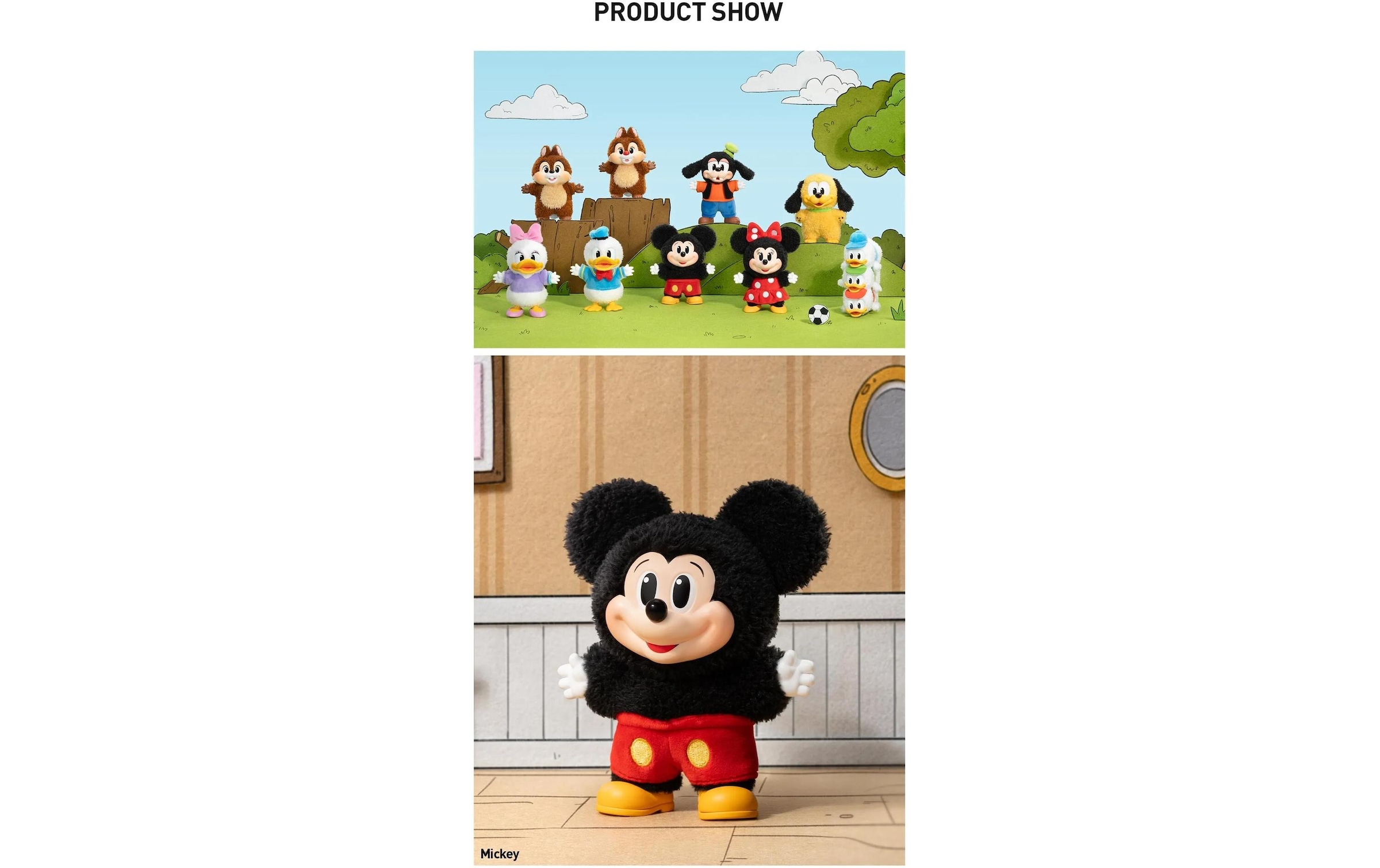 Plüschfigur »Pop Mart Plüsch-Anhänger Mickey Family Cute Together Series Blind Box«