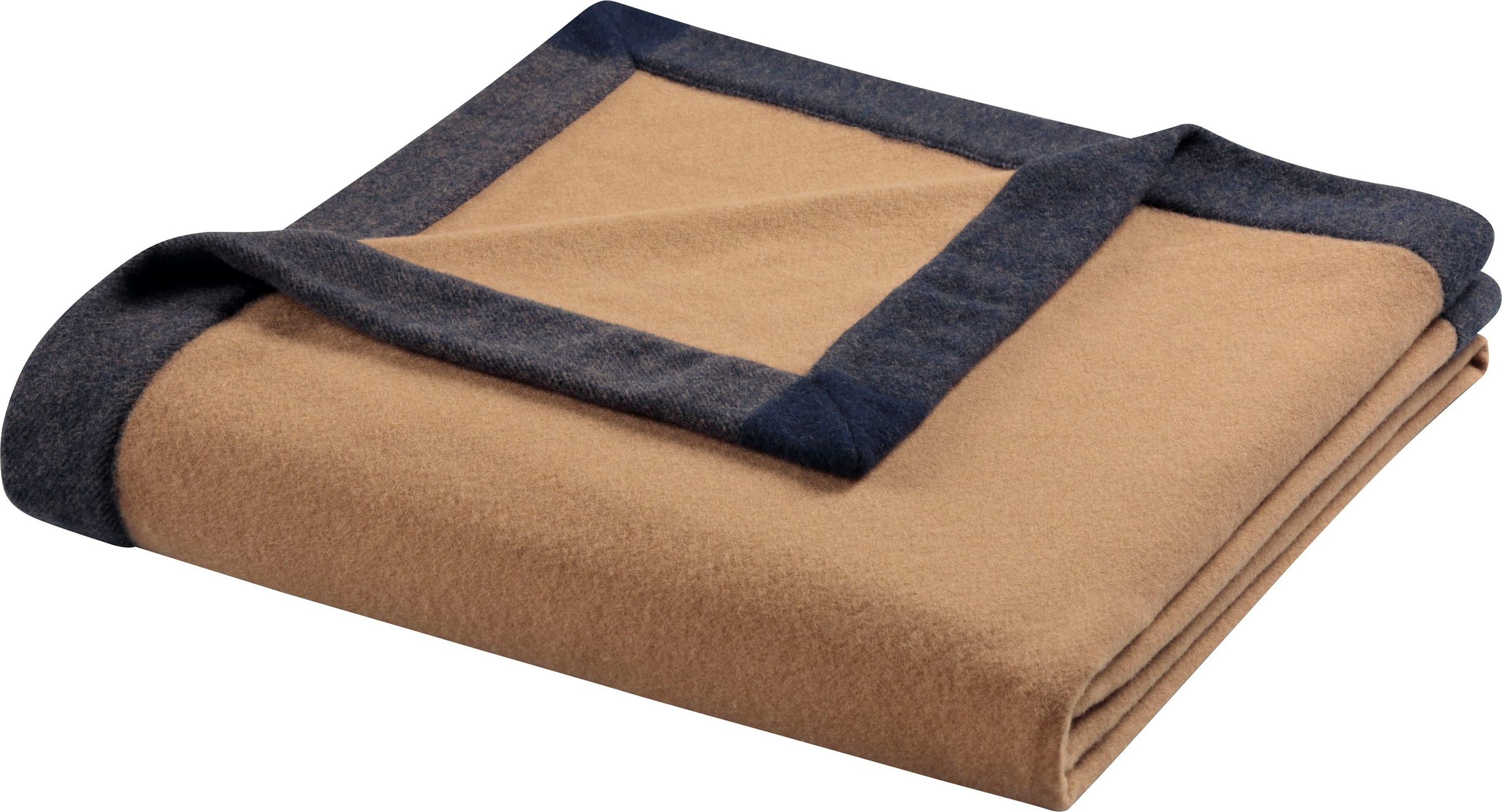 Image of BIEDERLACK Wohndecke »Prado«, mit kontrastfarbenen Umschlagsaum, Kuscheldecke bei Ackermann Versand Schweiz