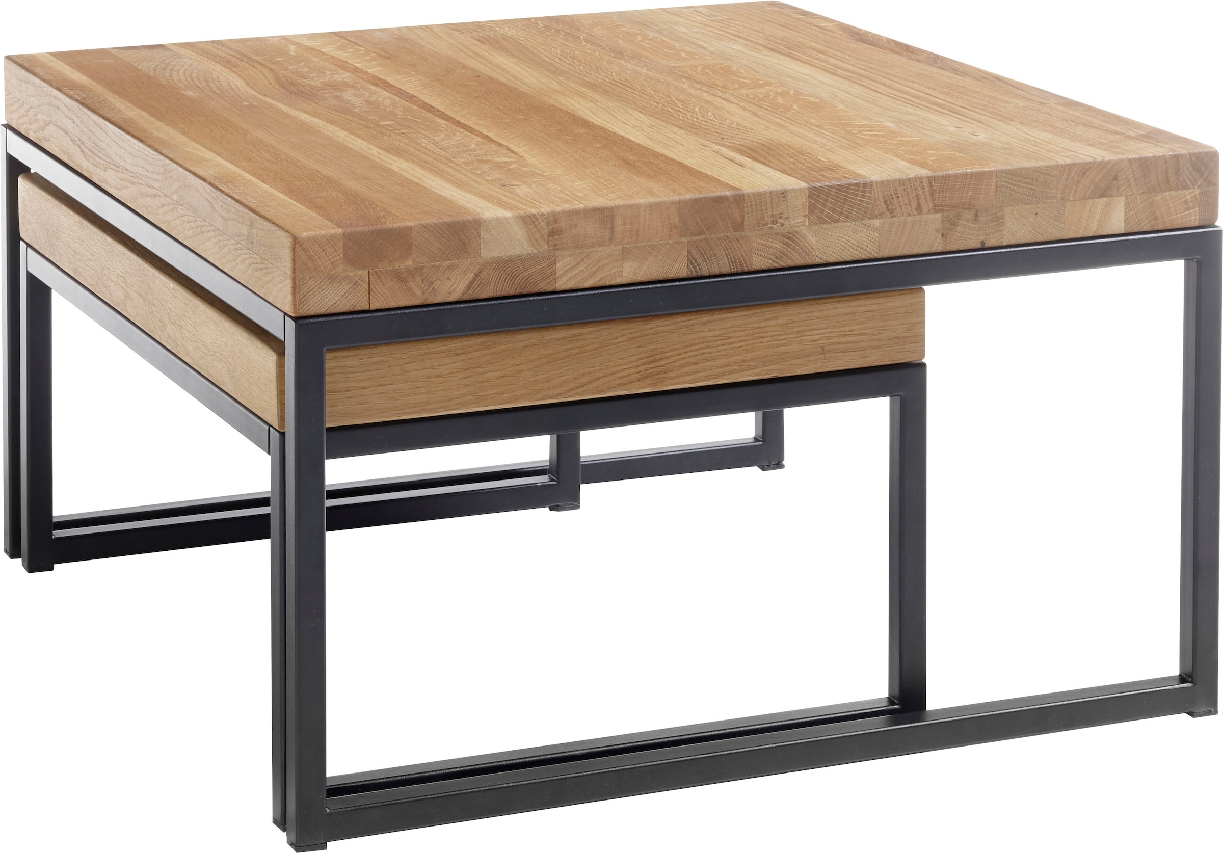 MCA furniture Couchtisch Set in kaufen Asteiche Massivholz 2-er Wohnzimmertisch »Lubao«, geölt jetzt