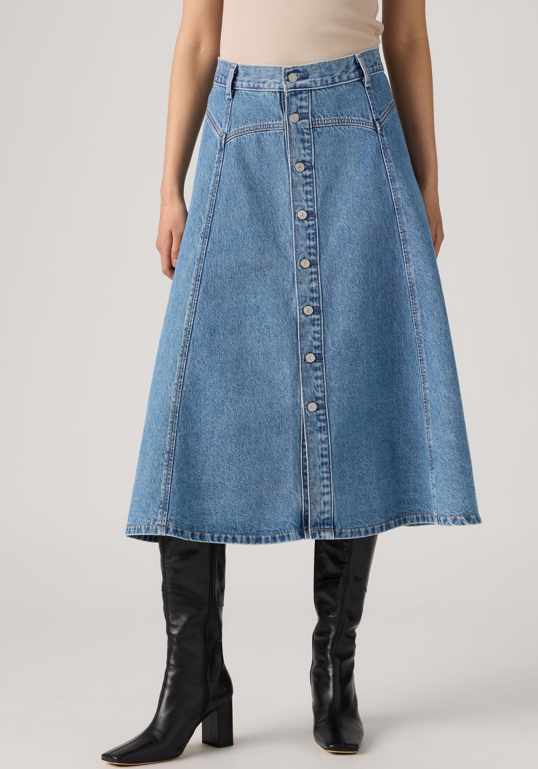 Image of Levis Jeansrock "YOKED WESTERN SKIRT"