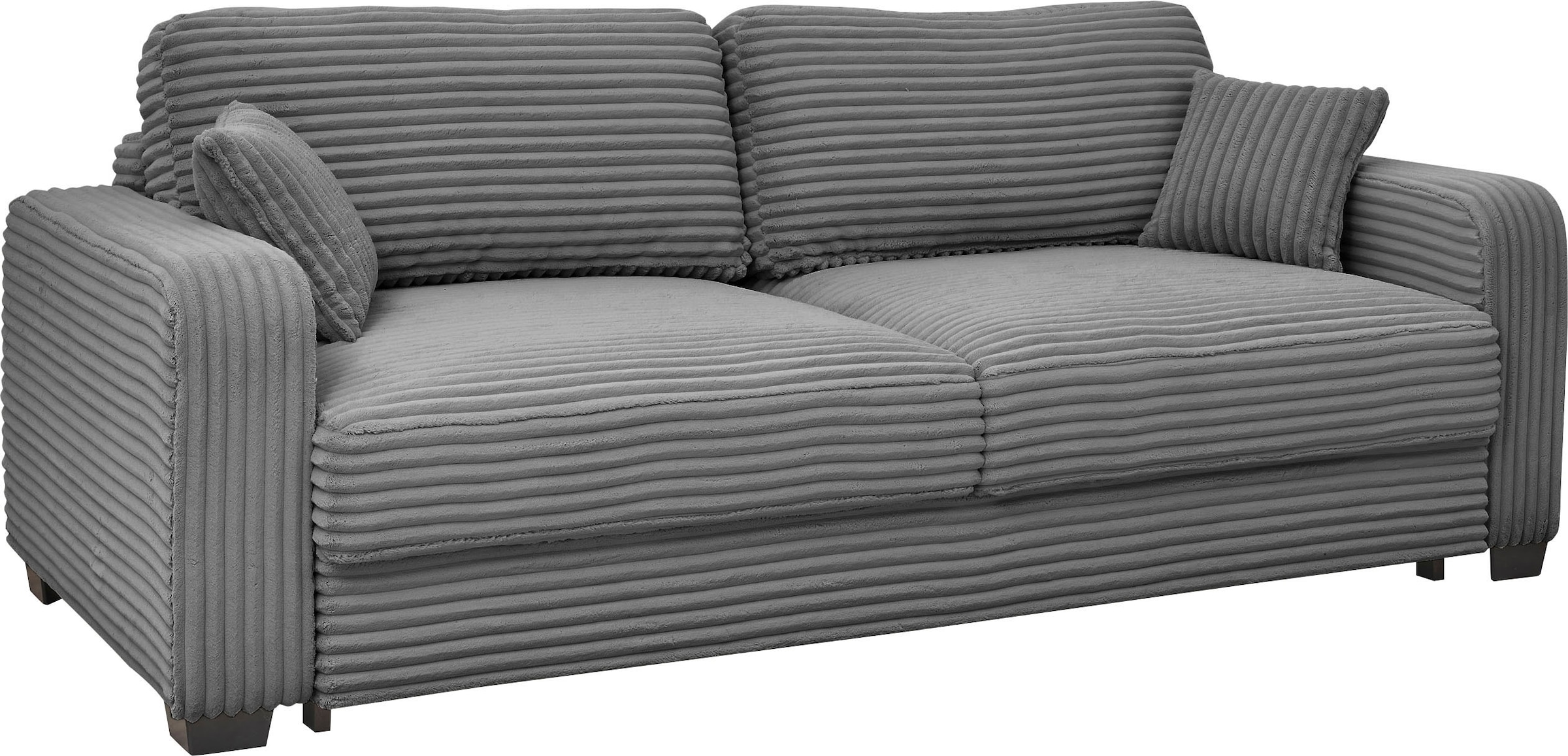 ED EXCITING DESIGN Schlafsofa »Carrara«, mit Bettkasten & 2 Zierkissen