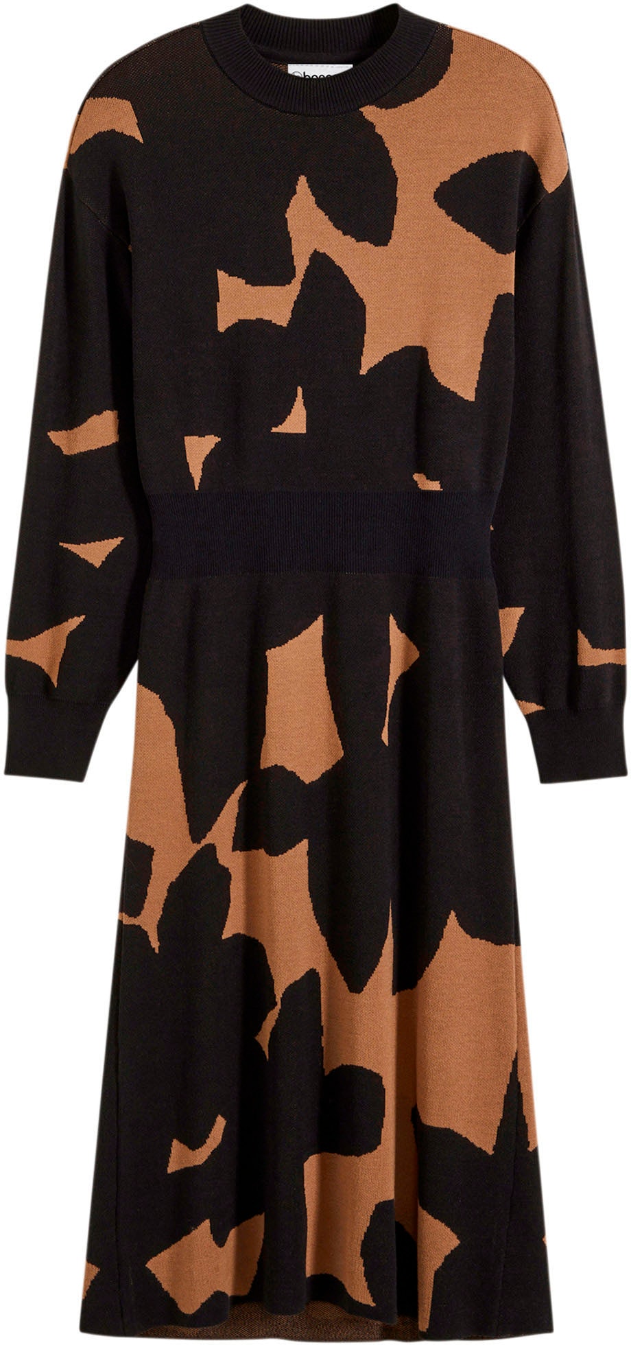 bonprix Robe en tricot für eleganten Look, aus Viskose und Polyamid, eleganter Stil