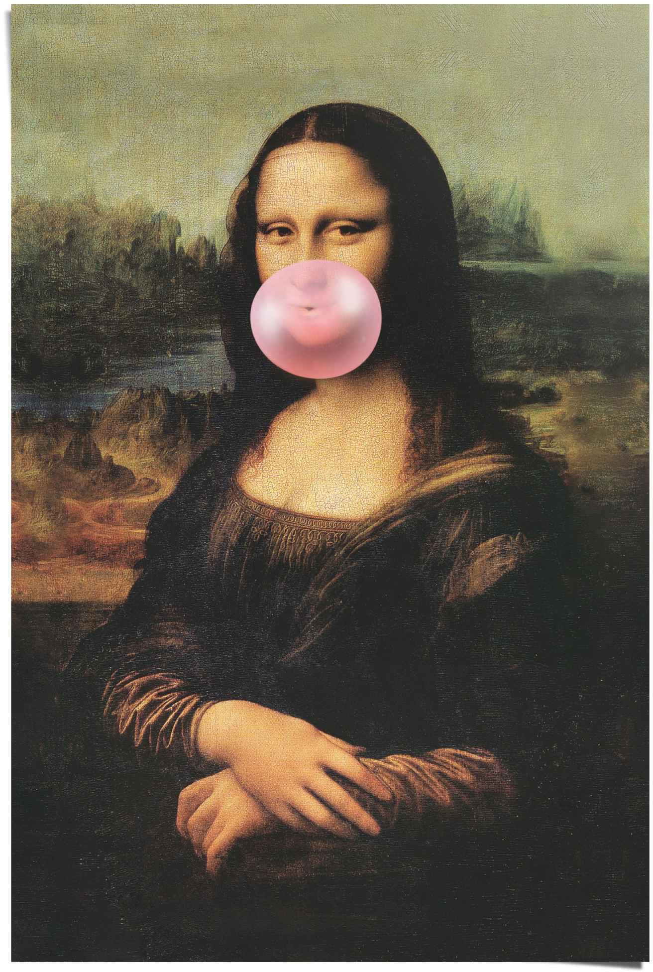 Image of Reinders Poster "Leonardo Da Vinci Kaugummi" 1 Stk. tlg.