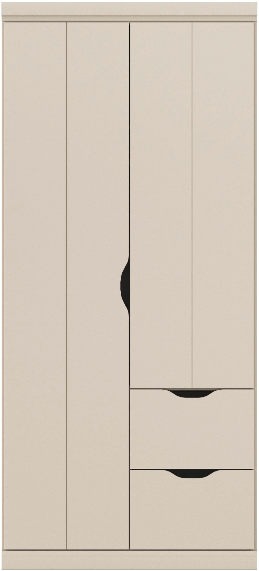 GOODproduct Kleiderschrank »Mehrzweckschrank Aktenschrank Möbel Mietswohnung Schlafzimmer MARLENE« 3 verschiedene Ausstattungen BASIC/CLASSIC/PREMIUM (inkl. SOFT-CLOSE),  in 3 Breiten 91/136/181 cm im Landhaus-Stil MADE IN GERMANY
