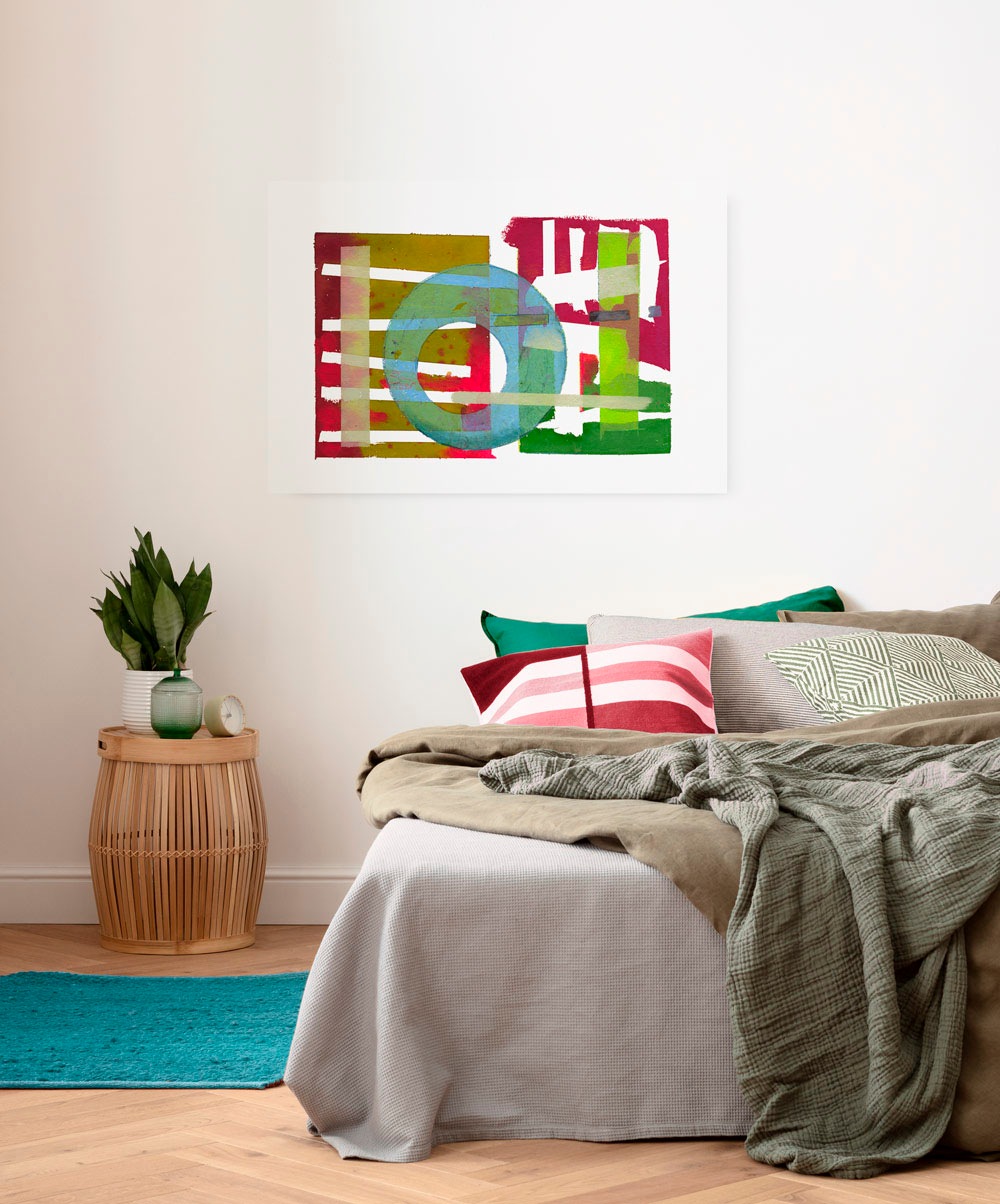 Image of Komar Leinwandbild "Round About - Grösse 60 x 90 cm" Natur 1 Stk. tlg. Keilrahmenbild mi Echtholzrahmen