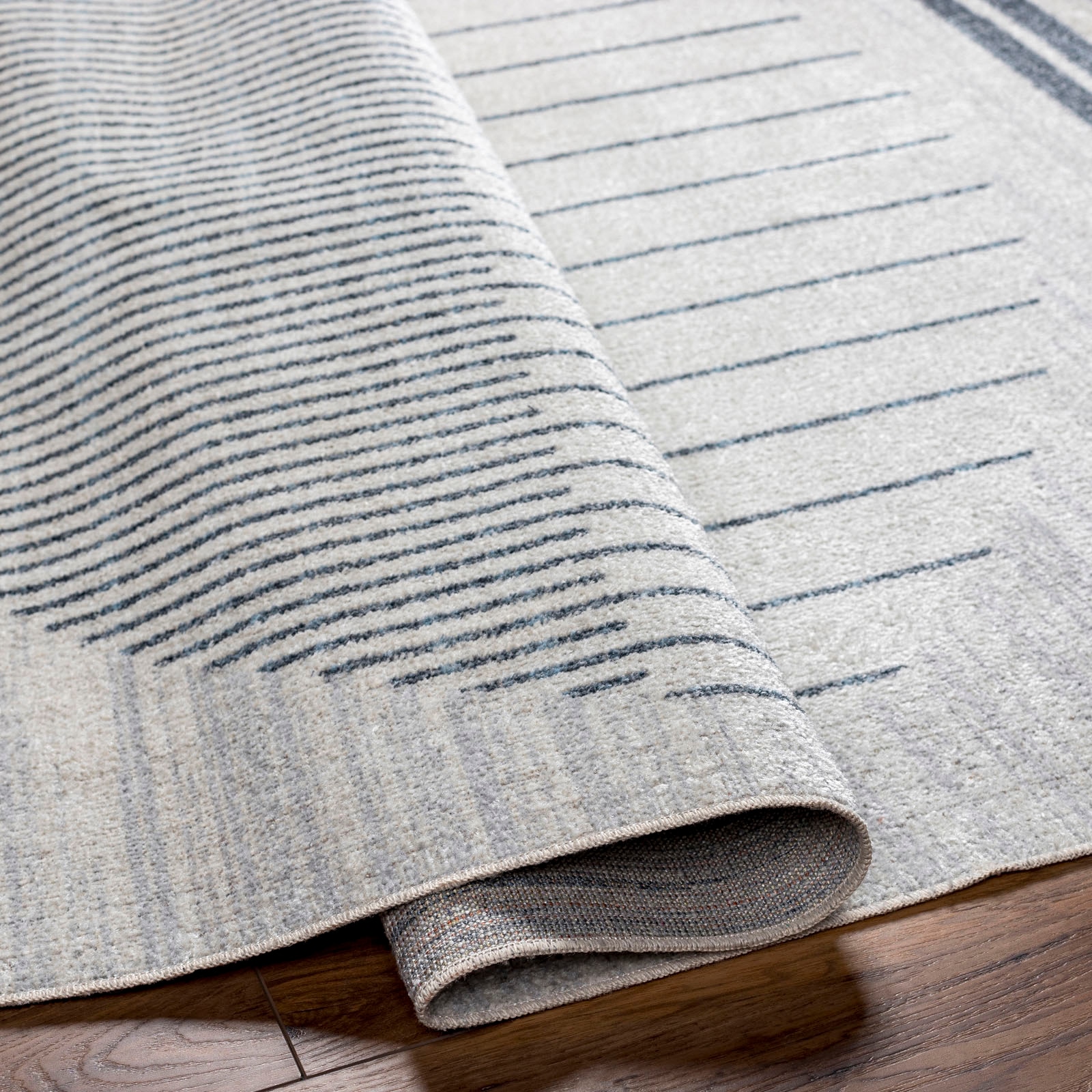 Livabliss Teppich »SANTIAGO«, rechteckig, 10 mm Höhe, Skandinavischer Teppich, Kurzflor Boho-Wohnzimmerteppich, Läufer