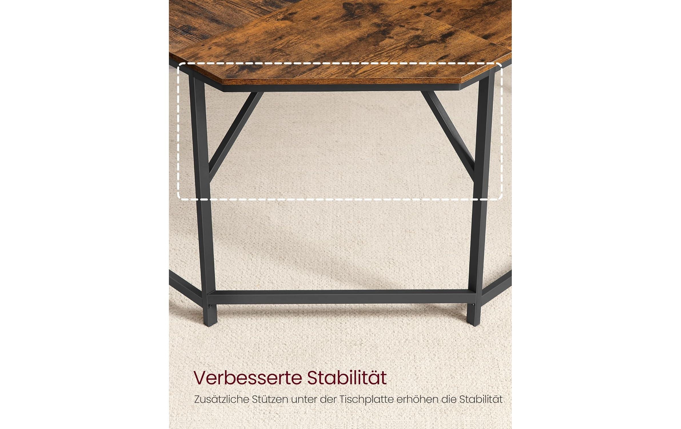 VASAGLE Schreibtisch »L-förmig 140 x 140 cm«