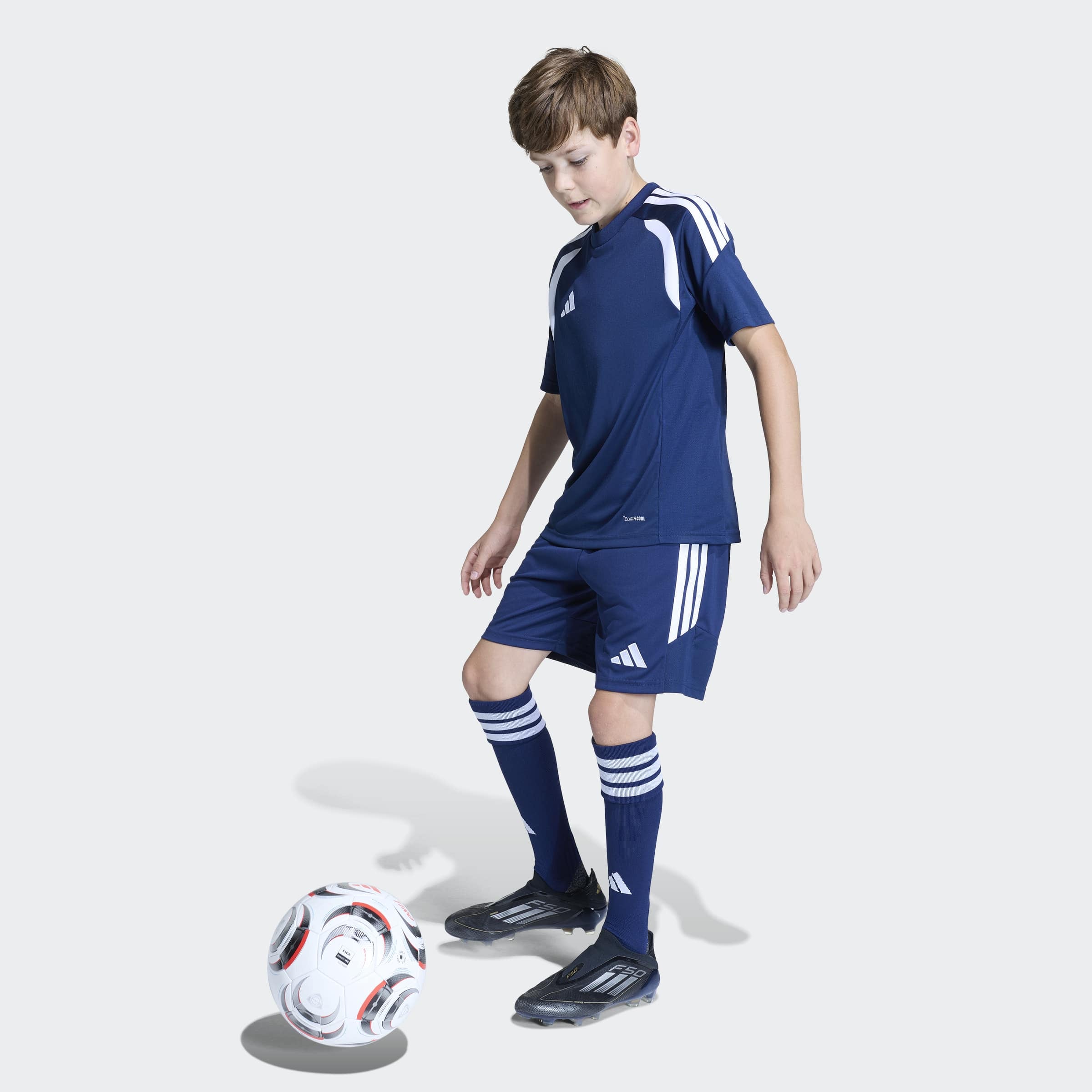 adidas Performance Fussballtrikot »TIRO26 LIGA KIDS TRIKOT« für Kinder, ohne Verschluss, mit climacool®