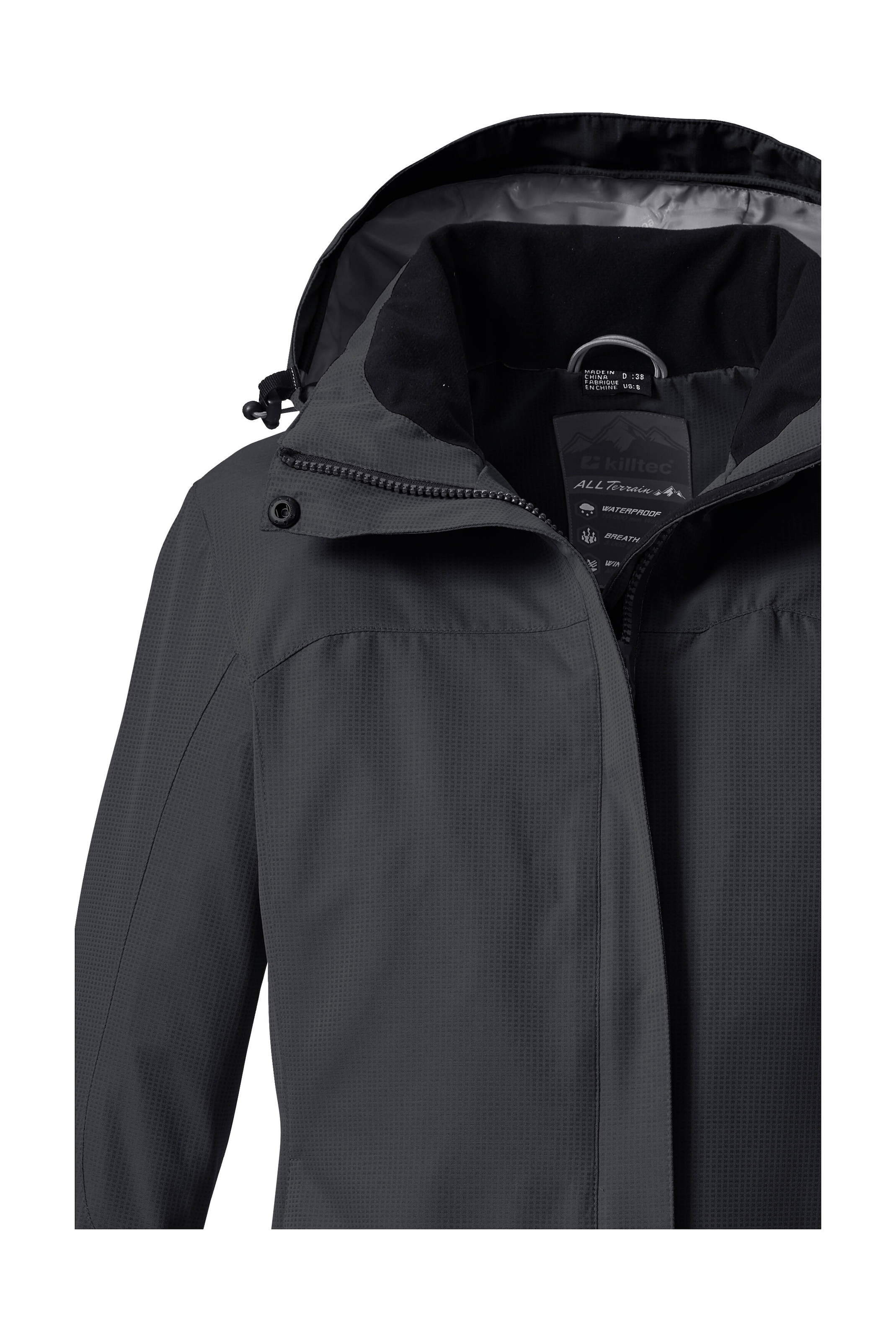 Killtec Outdoorjacke »Inkele« Damenjacke mit abnehmbarer Kapuze, wind- und wasserdicht, atmungsaktiv