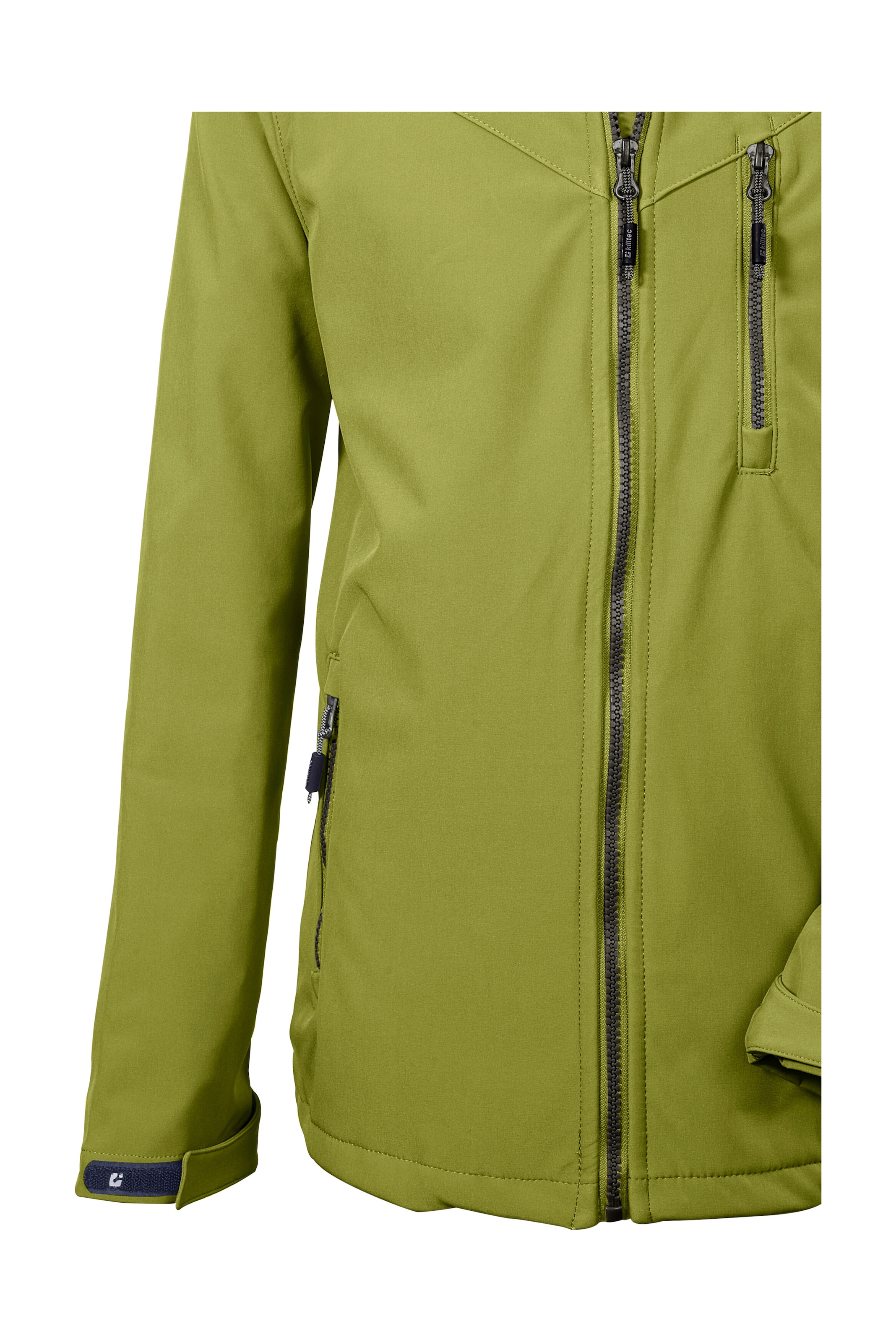 Killtec Softshelljacke »Boys Softshelljacke«, Wasserabweisende Softshelljacke mit Kapuze, Fleece und PFAs-frei