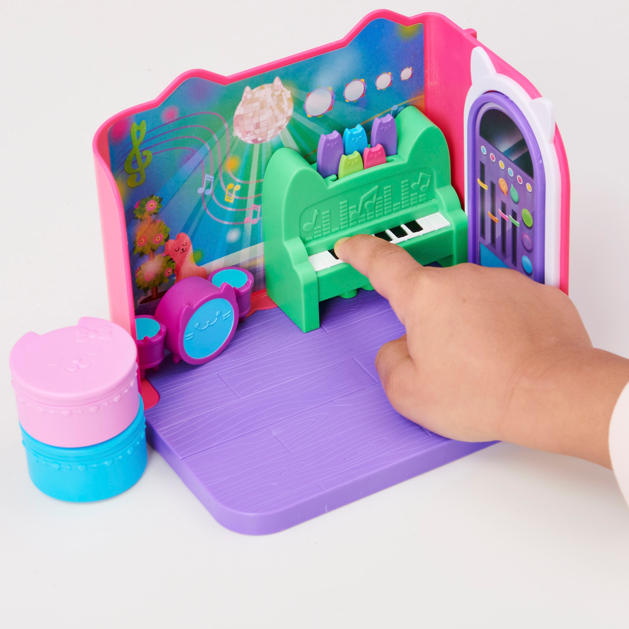 Spin Master Monde de jeu »Gabby's Dollhouse – Deluxe Room – DJ Catnip's Musikzimmer«