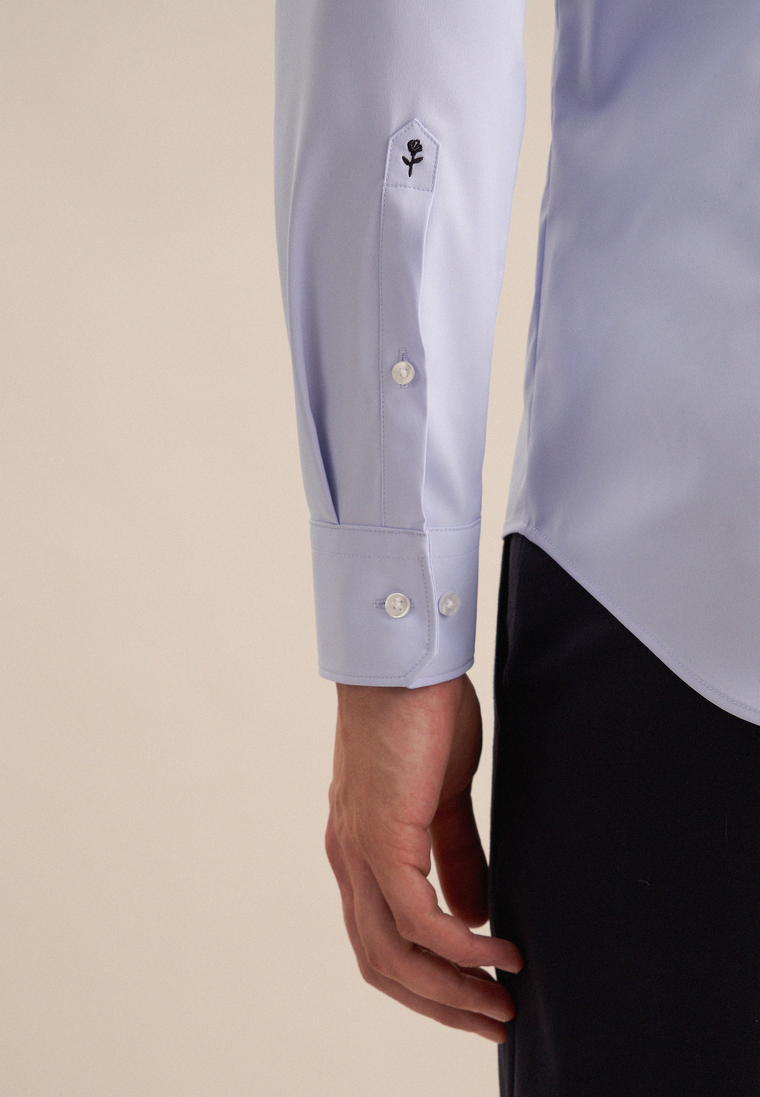 seidensticker Businesshemd »Schwarze Rose« X-Slim 1/1 Kentkragen Uni
