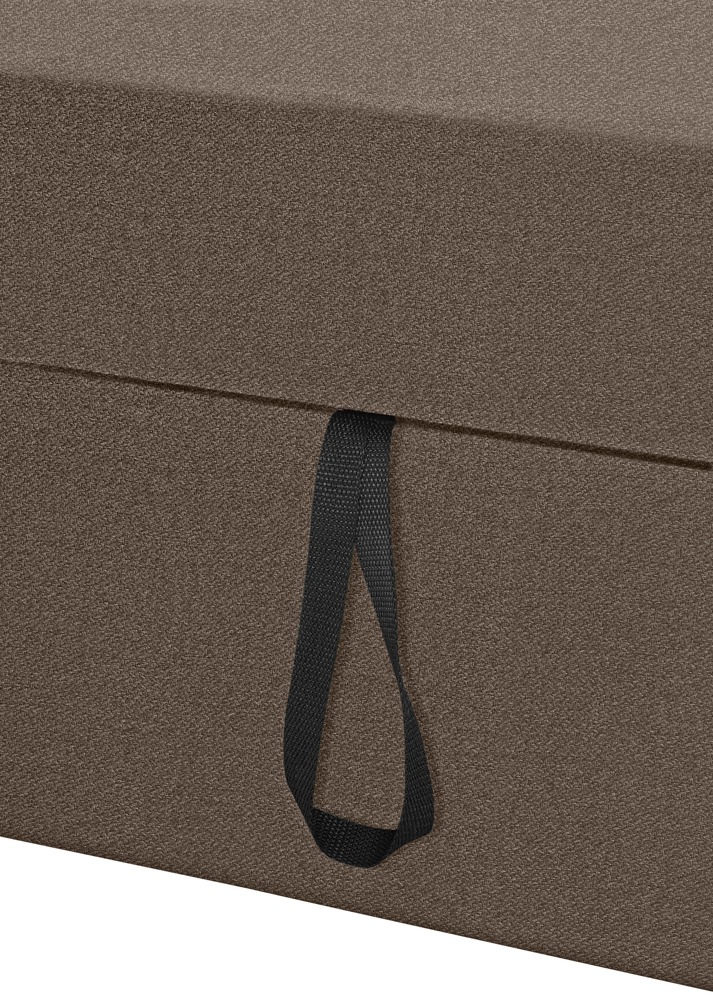 DOMO collection Ecksofa »Pegnitz, elegante Rückensteppung, komfortabel, L-Form«, wahlweise mit Bettfunktion