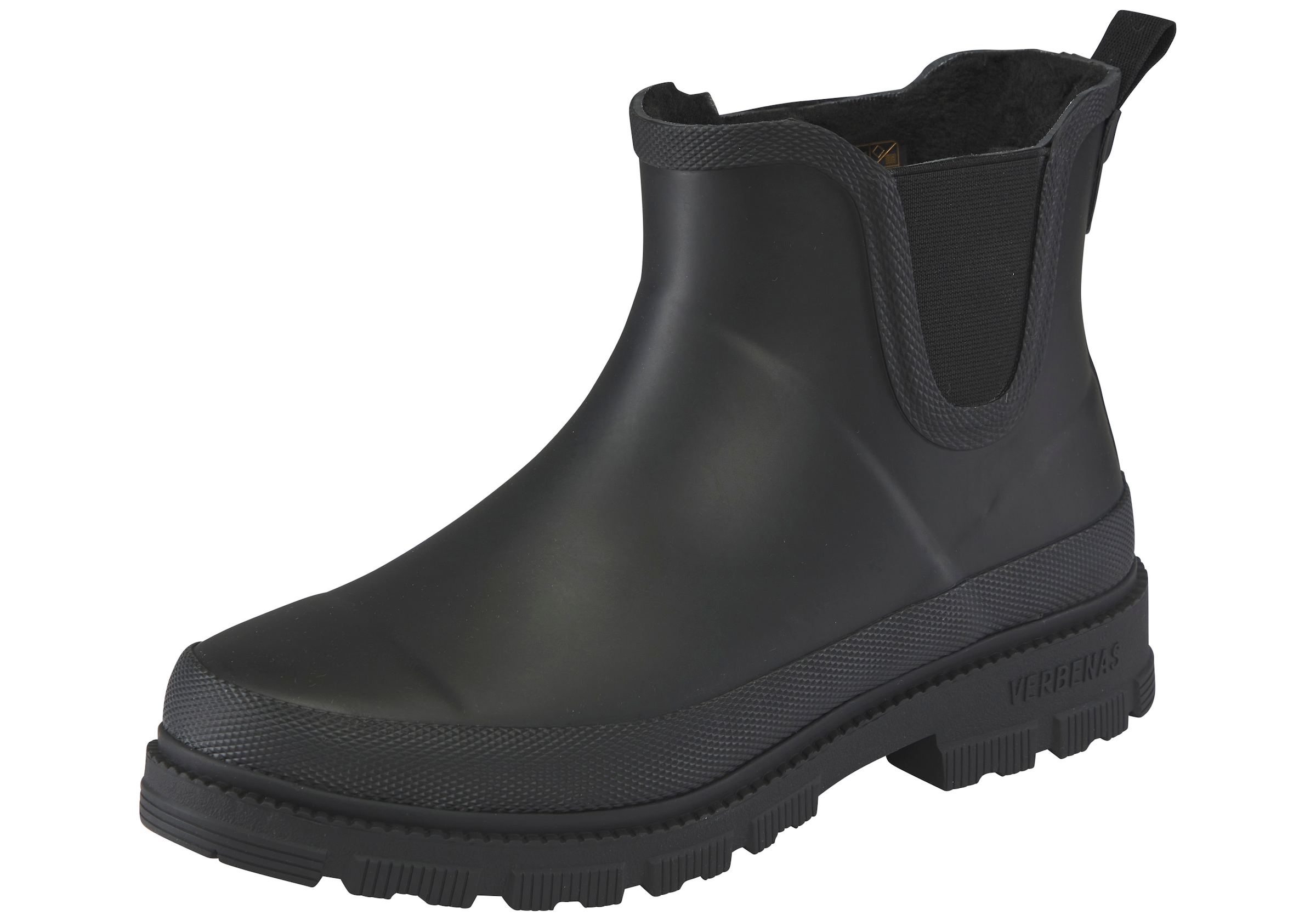 Image of VERBENAS Gummistiefelette "LUKA FUR SMOOTH" Regenstiefel, Rainboots mit Warmfutter