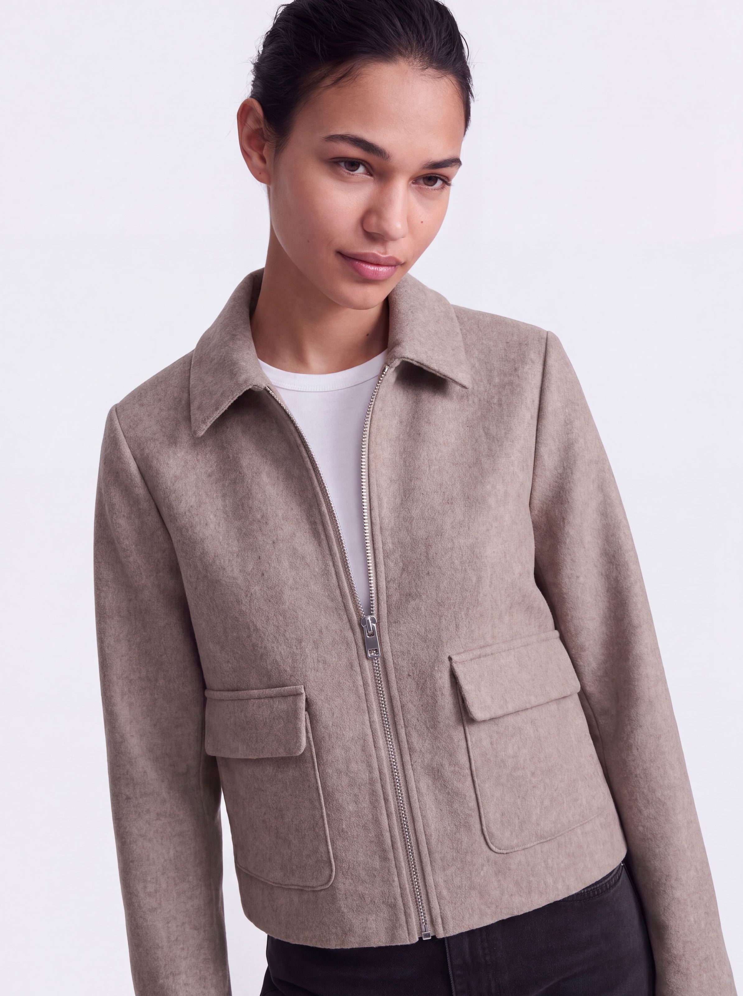 ONLY Kurzjacke »ONLVELA ZIP SHORT JACKET OTW«
