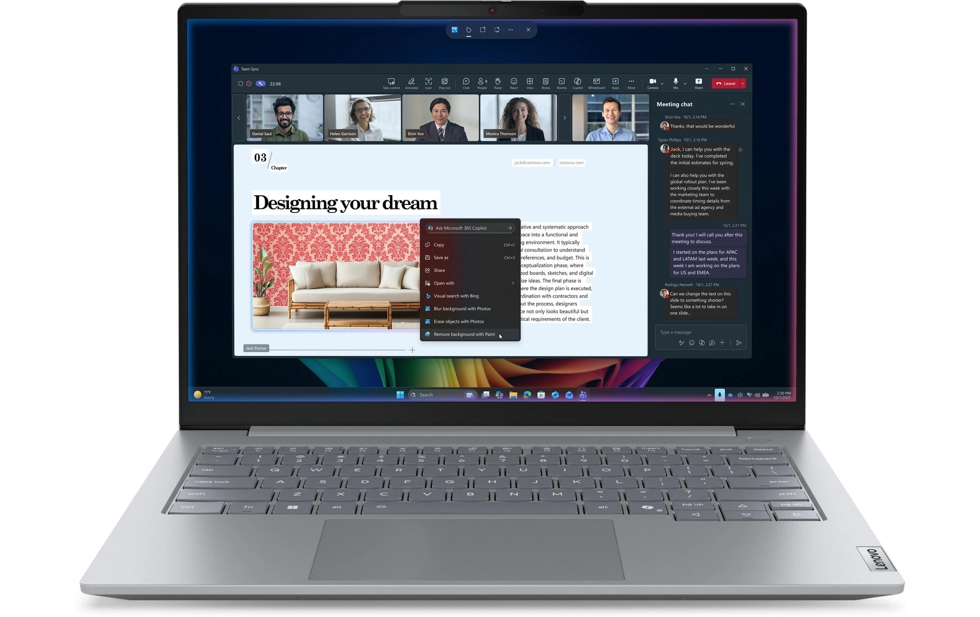 Lenovo Business-Notebook »14 G9 IPL Copilot+ PC« / 14 ″ Intel Core Ultra 5 Integrierte NPU (Neural Processing Unit)