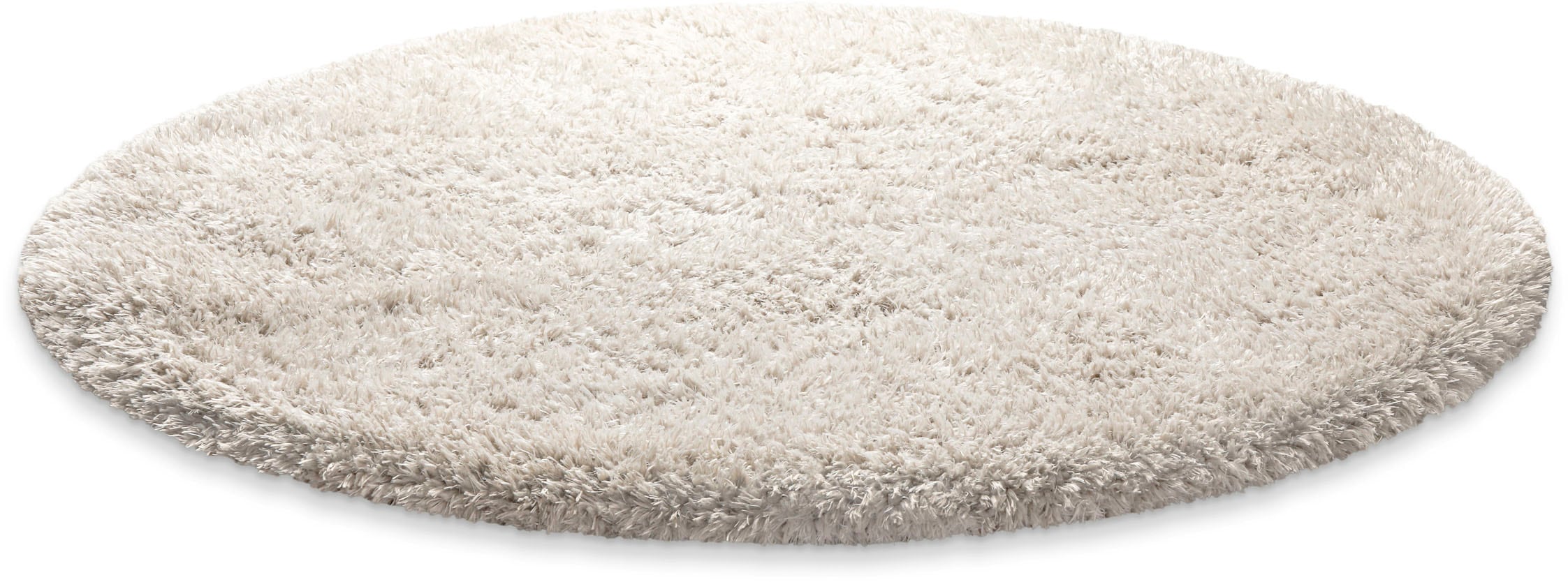 Homie Living Hochflor-Teppich »Matteo HL-0961« rund 50 mm Höhe 100% recyceltem PET, Langflor, Shaggy,  Wohnzimmer