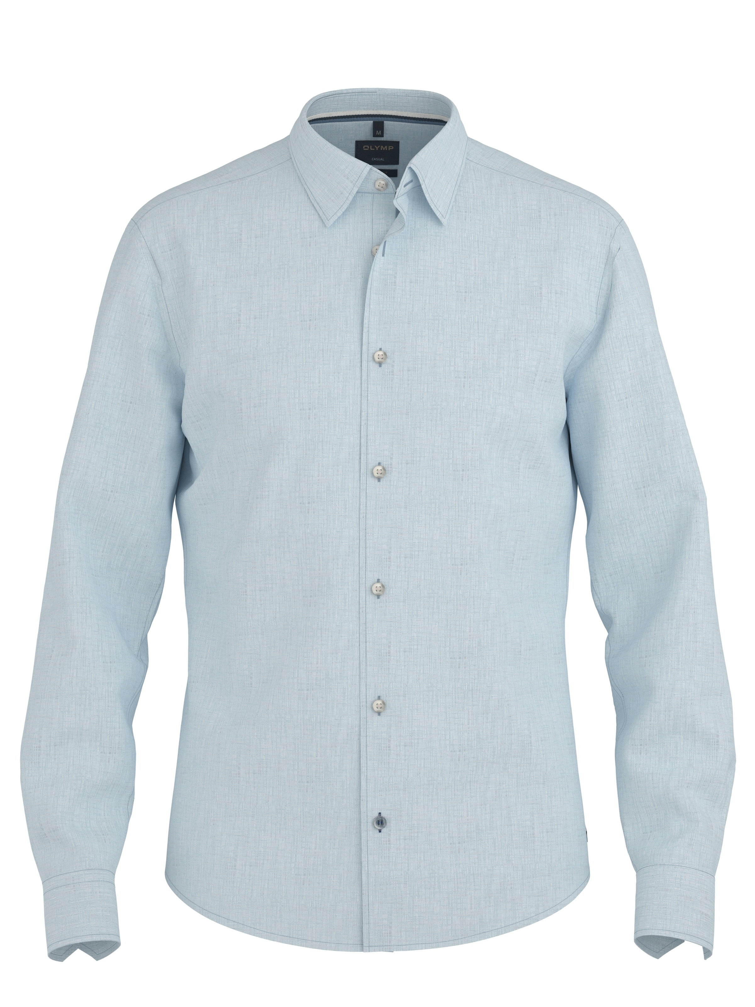 OLYMP Chemise en lin Kentkragen, casual