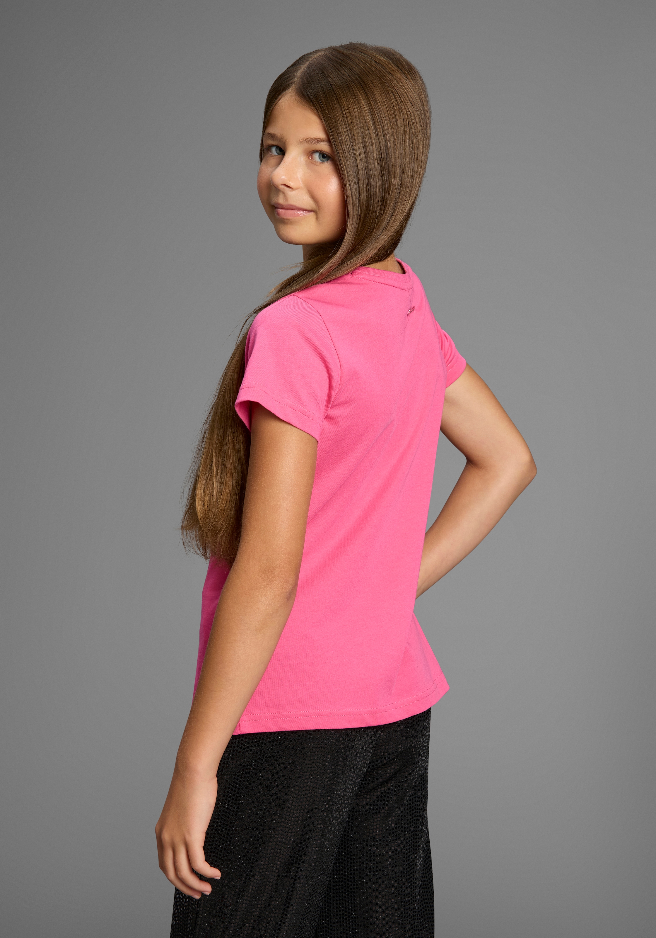 Bruno Banani T-Shirt »Logo-Strass Shirt« NEU! BRUNO BANANI für TEENS. Cooles Logoshirt