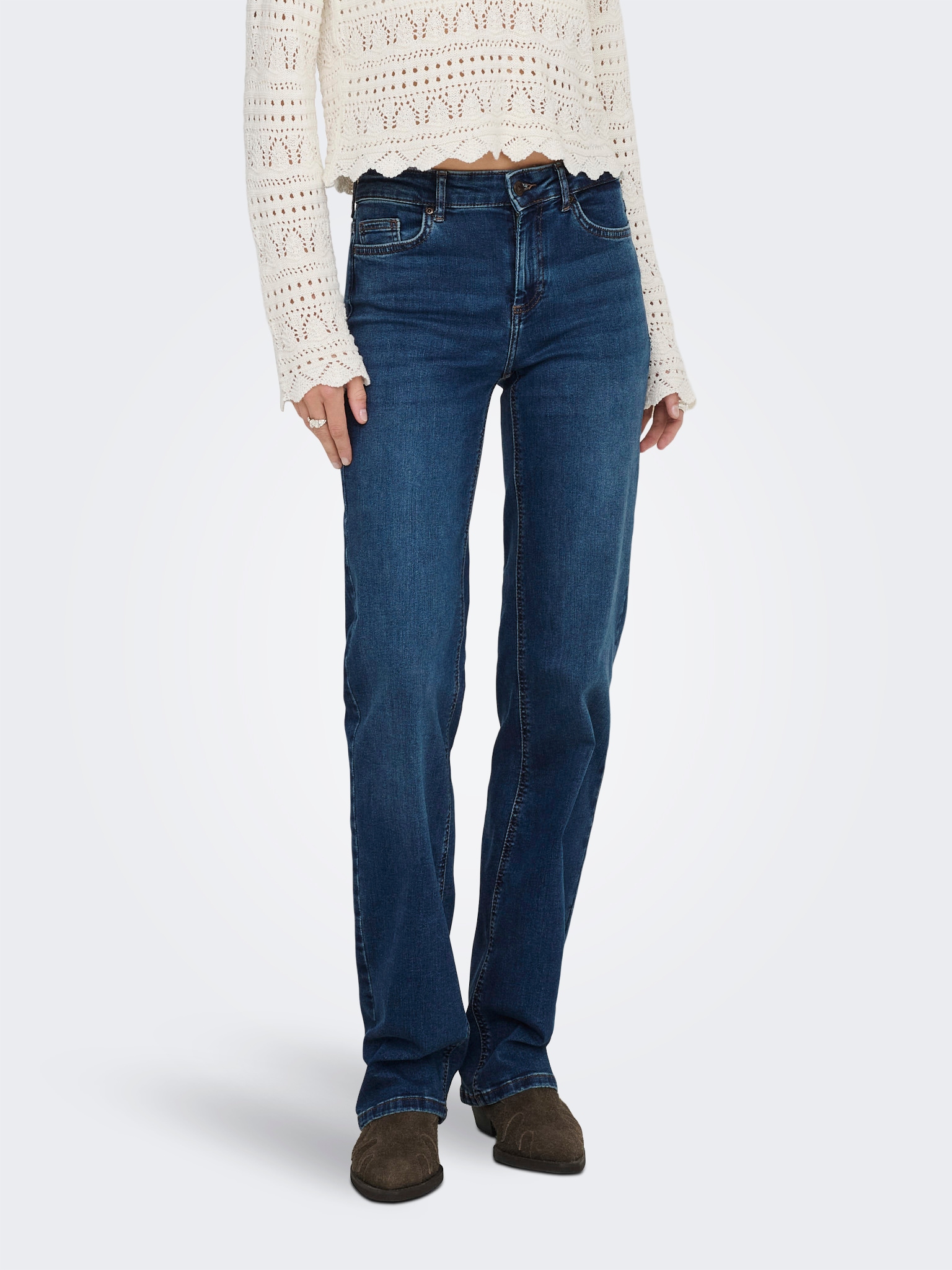 Image of ONLY Straight-Jeans "ONLBLUSH MID STRAIGHT DNM TAI021 NOOS"