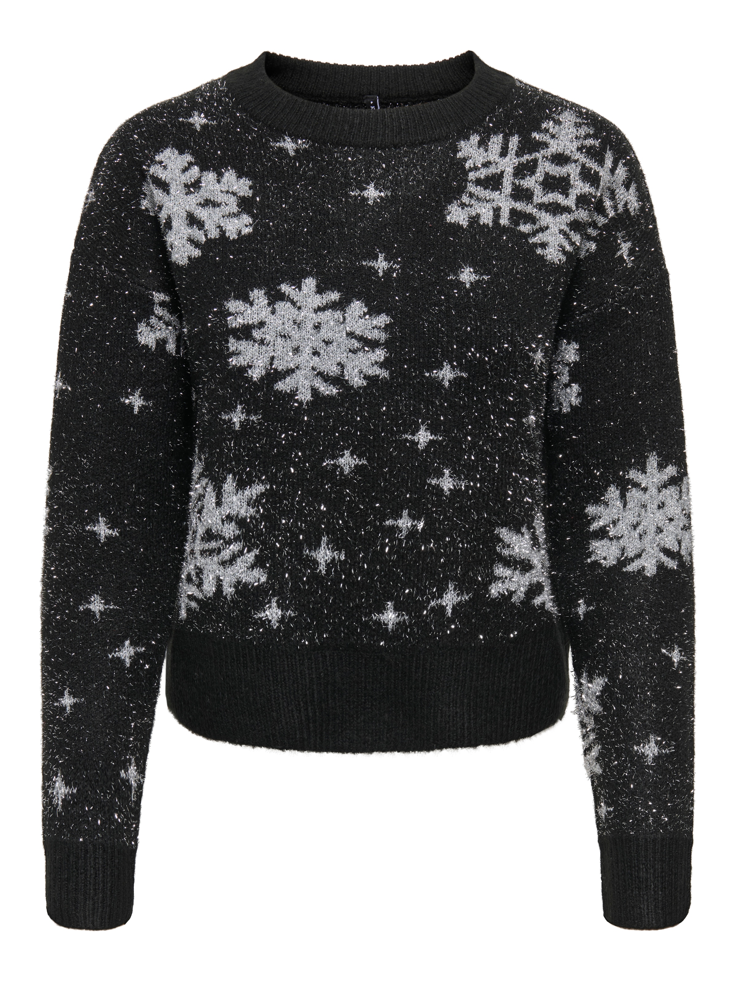 ONLY Weihnachtspullover »ONLXMAS ROLFA LS ONECK SNOWFLAKES KNT«