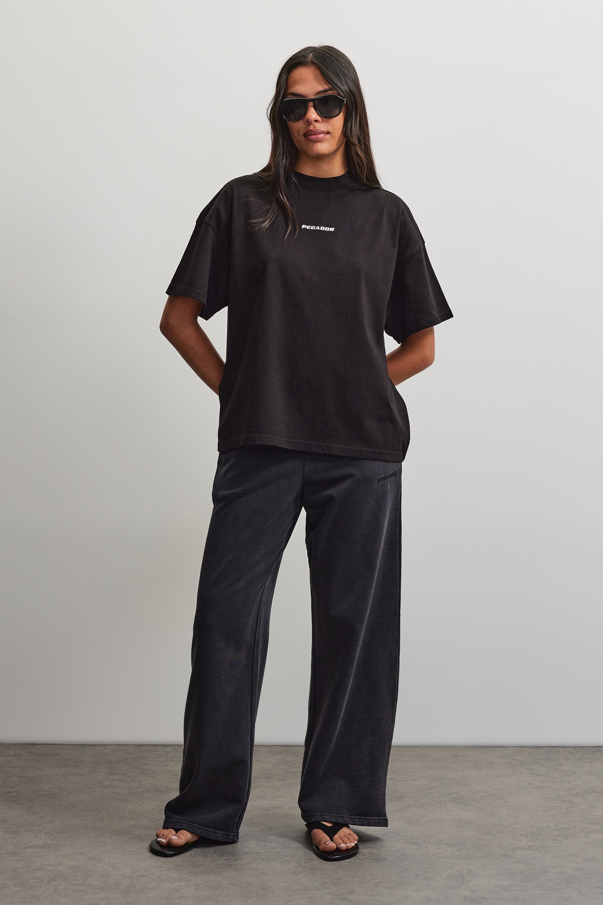 PEGADOR T-shirt »Bracy Heavy Oversized Tee« Coton, oversize