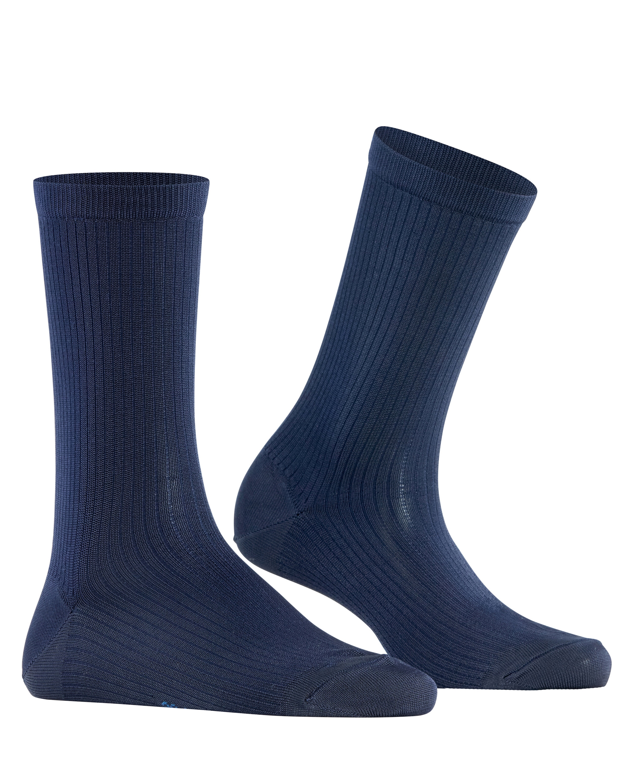 Burlington Chaussettes »Princess Street« Taille unique 36-41, structure côtelée fine, mélange viscose